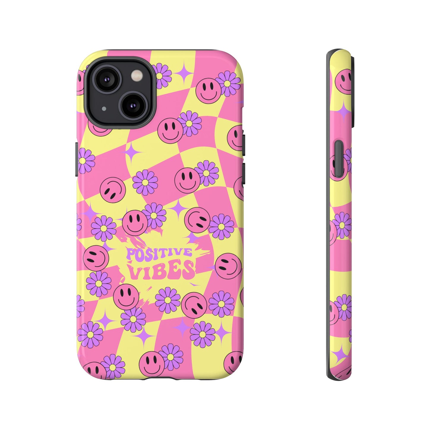 Positive Vibes Phone Case β Aesthetic Motivational Cover for iPhone, Samsung & Google Pixel