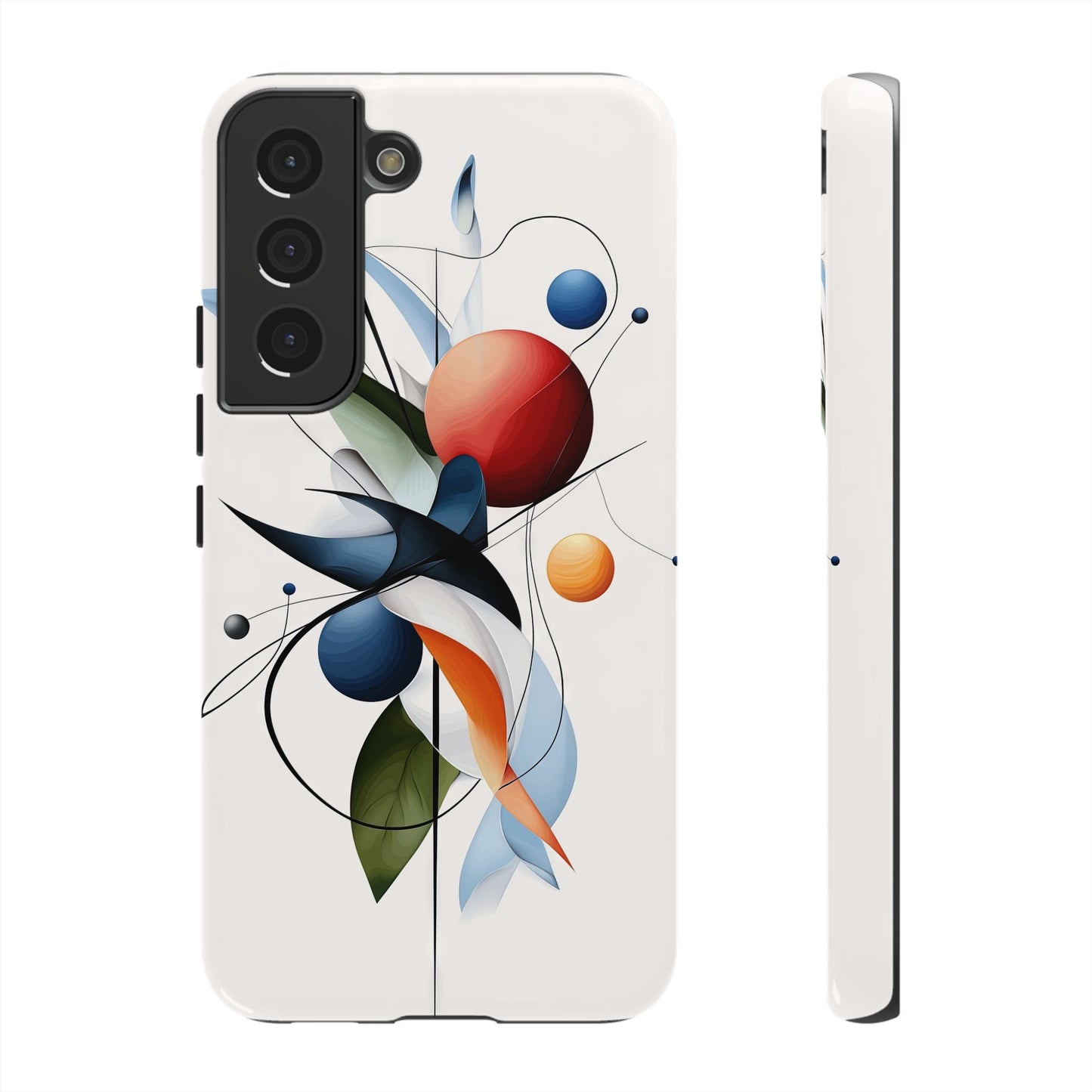 Orbit Bloom – Minimal Abstract Art Phone Case for iPhone, Samsung & Pixel
