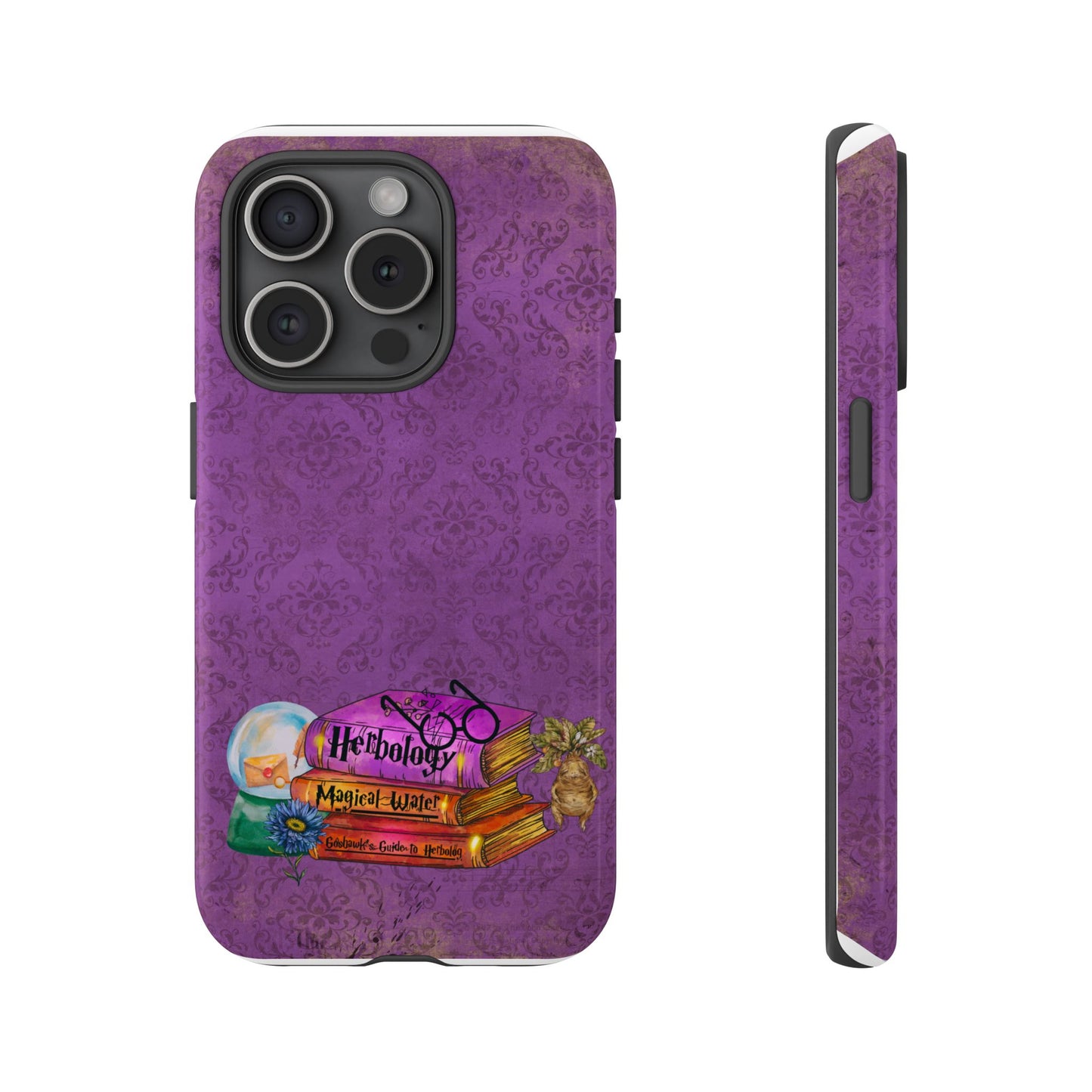 Herbology, Magical Water Witchy Phone Case for iPhone, Samsung & Google Pixel, Books Lover Gift