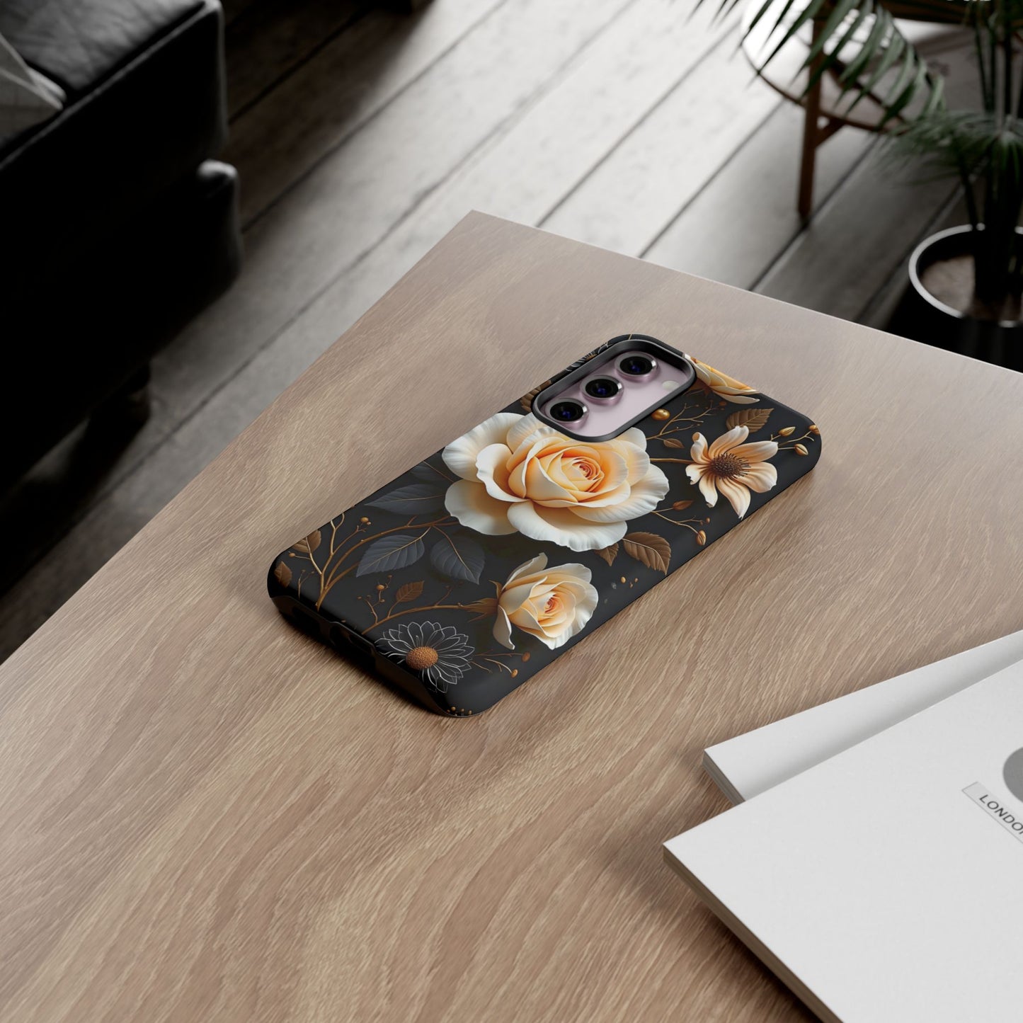 Elegant 3D Floral Design, Botanical Phone Case design for Iphone.
