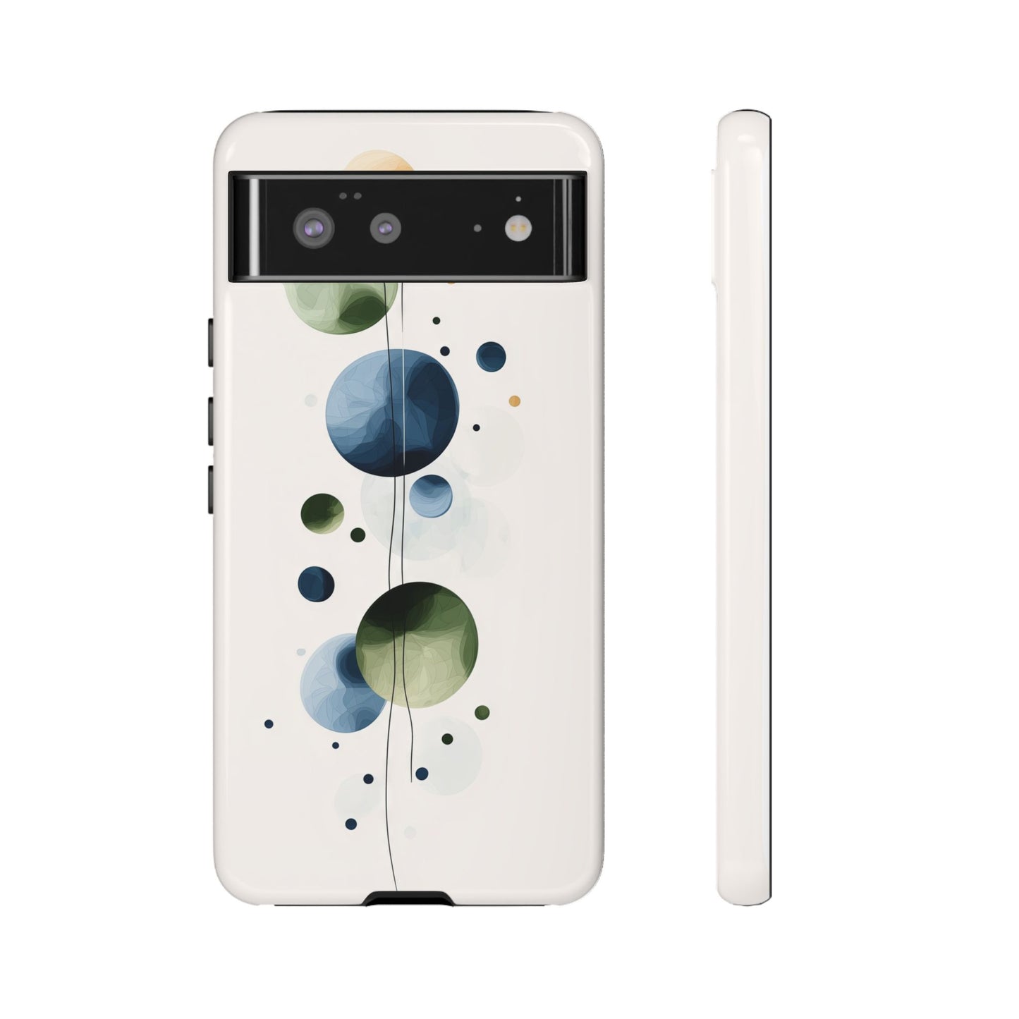 Orbit Bloom – Abstract Bubble Art Phone Case for iPhone, Samsung & Pixel