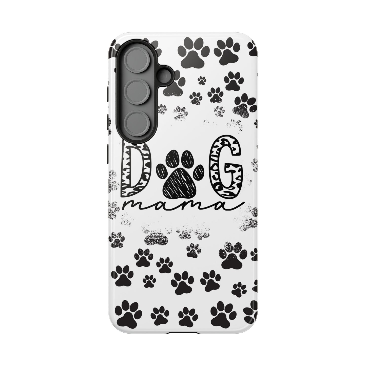 Dog Mama Phone Case for iPhone, Samsung & Google Pixel, Paw Print Phone Cover, Furry Friend Phone Case, Dog Owner/Pat Parents/Dog Mom Gifts