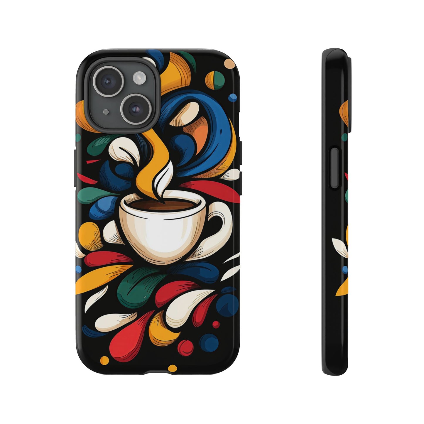 Brewed Blooms – Coffee & Color Floral Case for iPhone, Pixel & Samsung