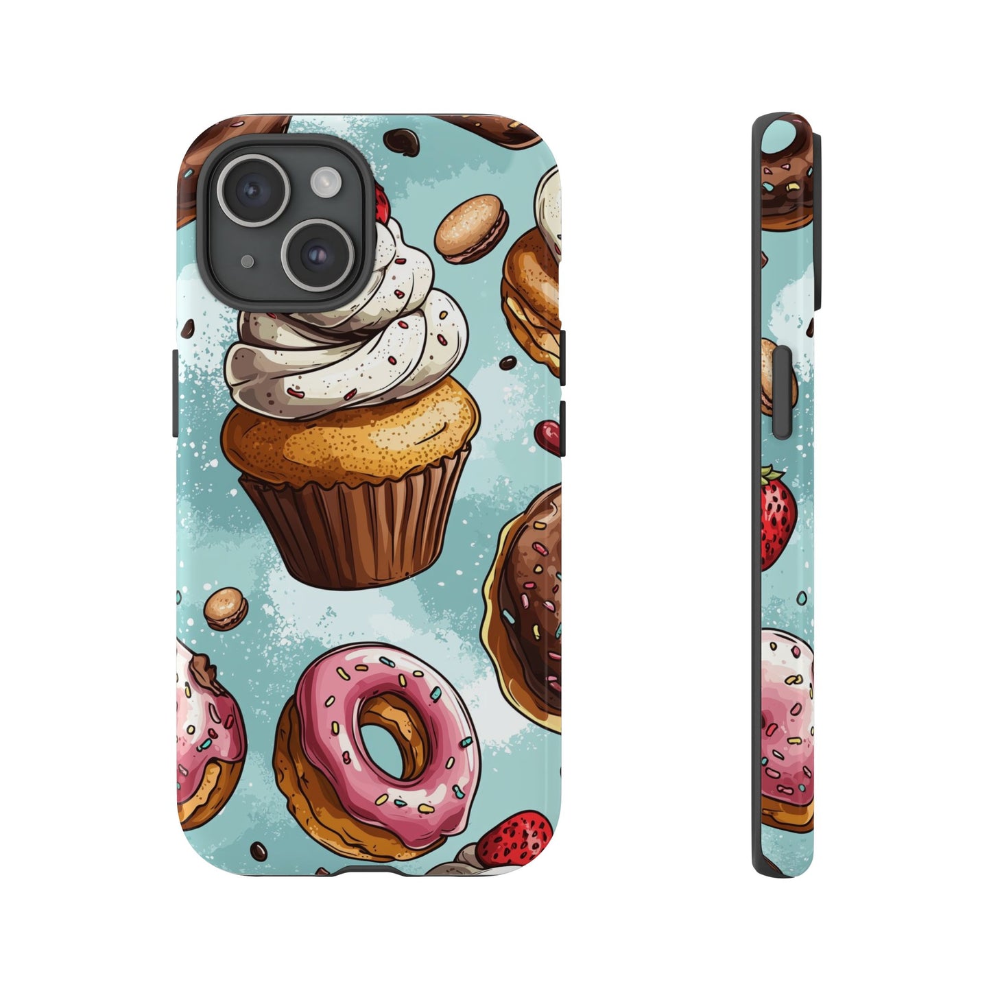 Sweet Bliss: Anime Dessert Delight Phone Case for iPhone, Samsung, Google Pixel