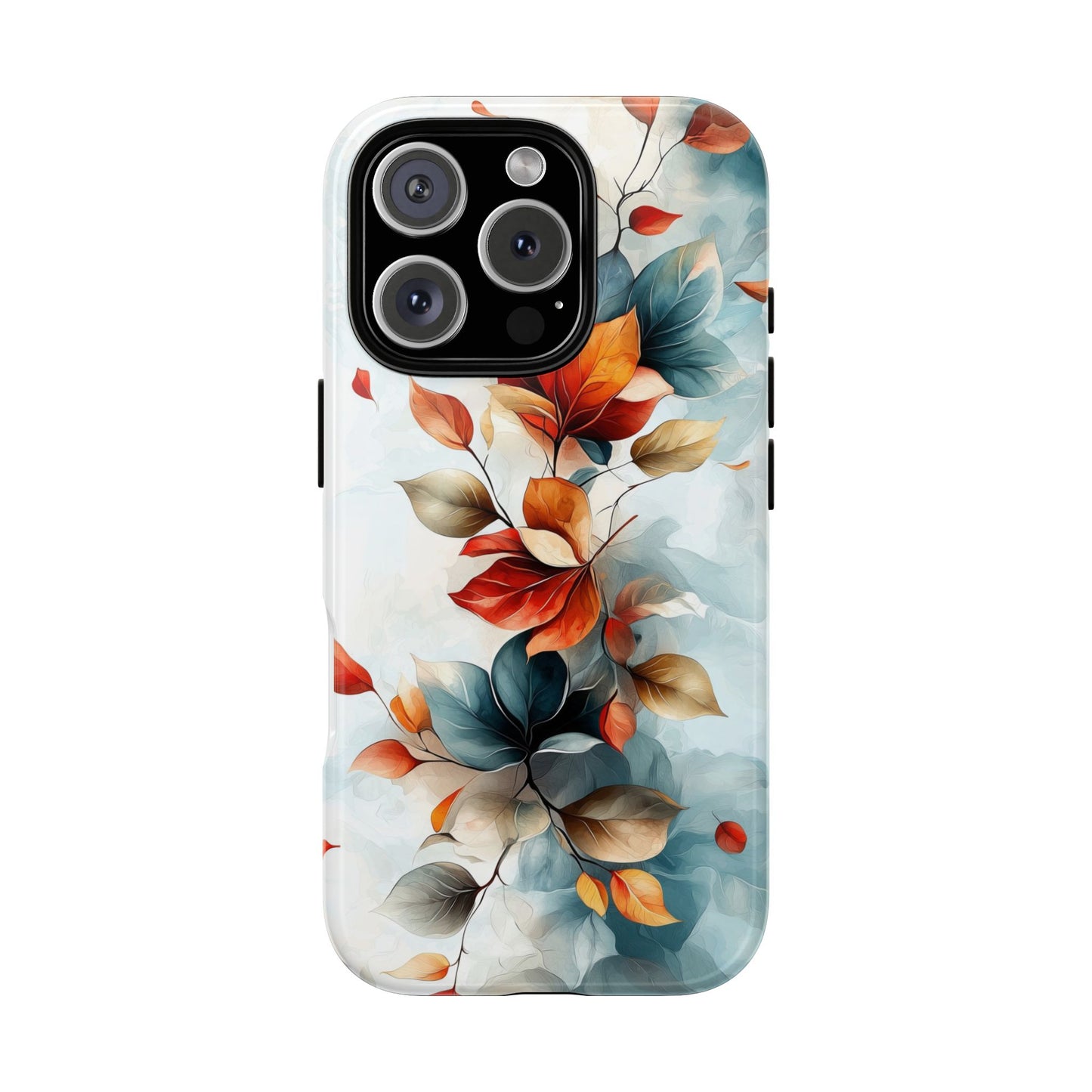 Whispering Leaves | Elegant Watercolor Floral Phone Case