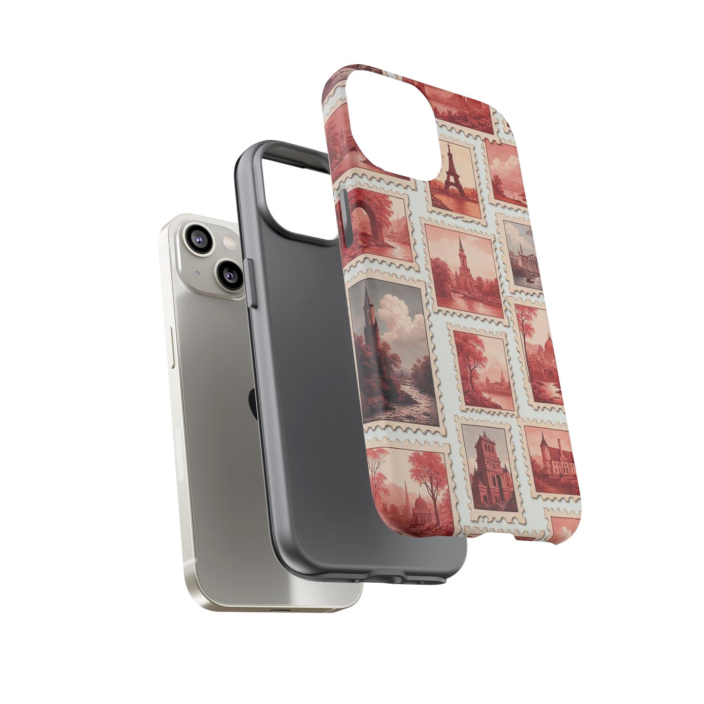Vintage Postcard Stamps Phone Case