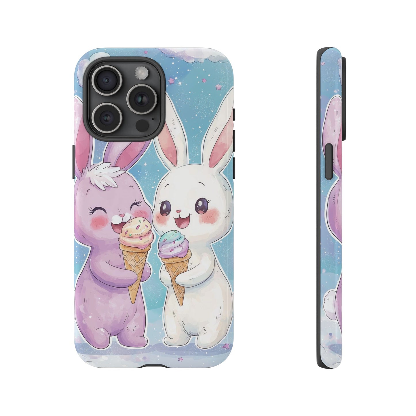 Sweet Bunny Bliss - Kawaii Anime Phone Case for iPhone, Samsung, Google Pixel