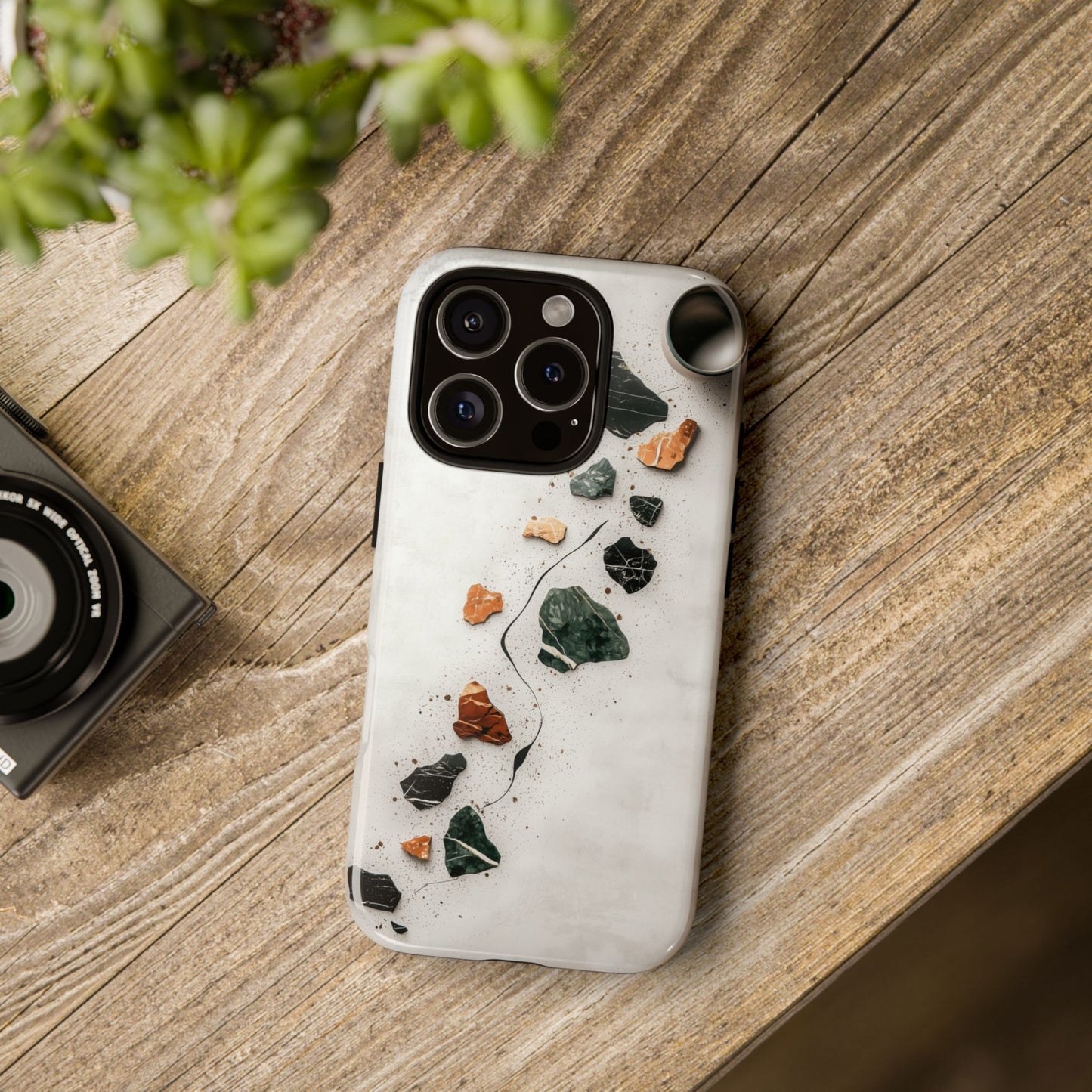 Minimalist Terrazzo Flow Phone Case for iPhone, google Pixel & Samsung