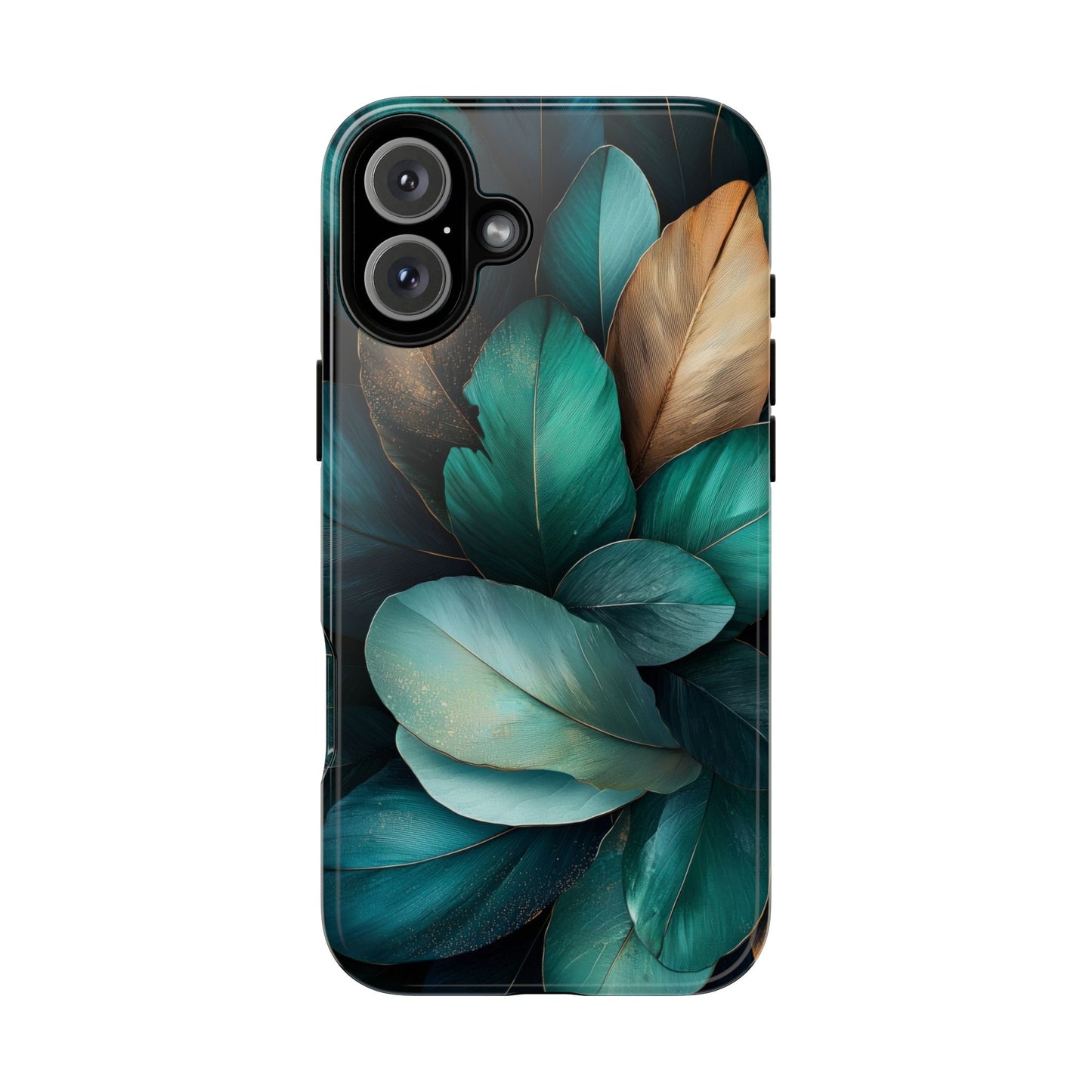Iridescent Peacock Feather Luxe Phone Case for iPhone, Samsung & Google Pixel