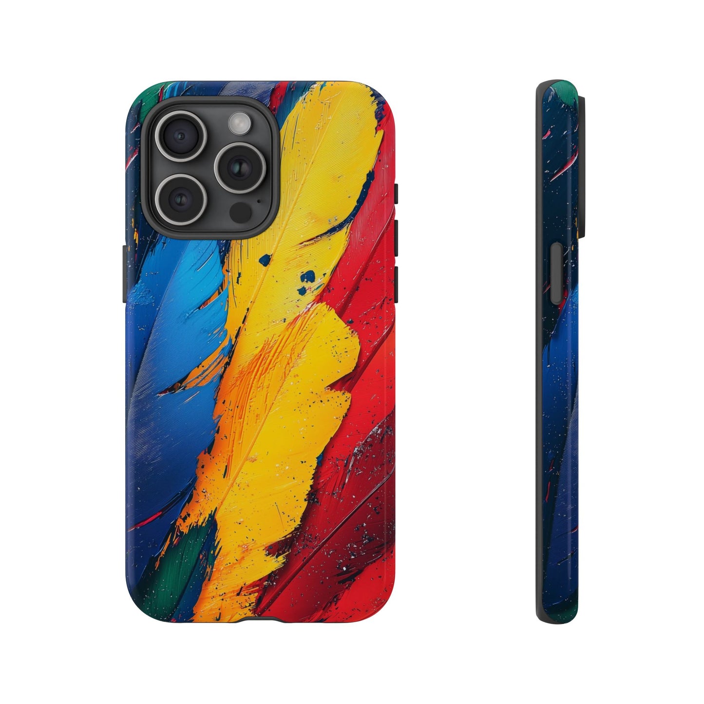 Tropical Macaw Feather Phone Case for iPhone, Samsung & Google Pixel