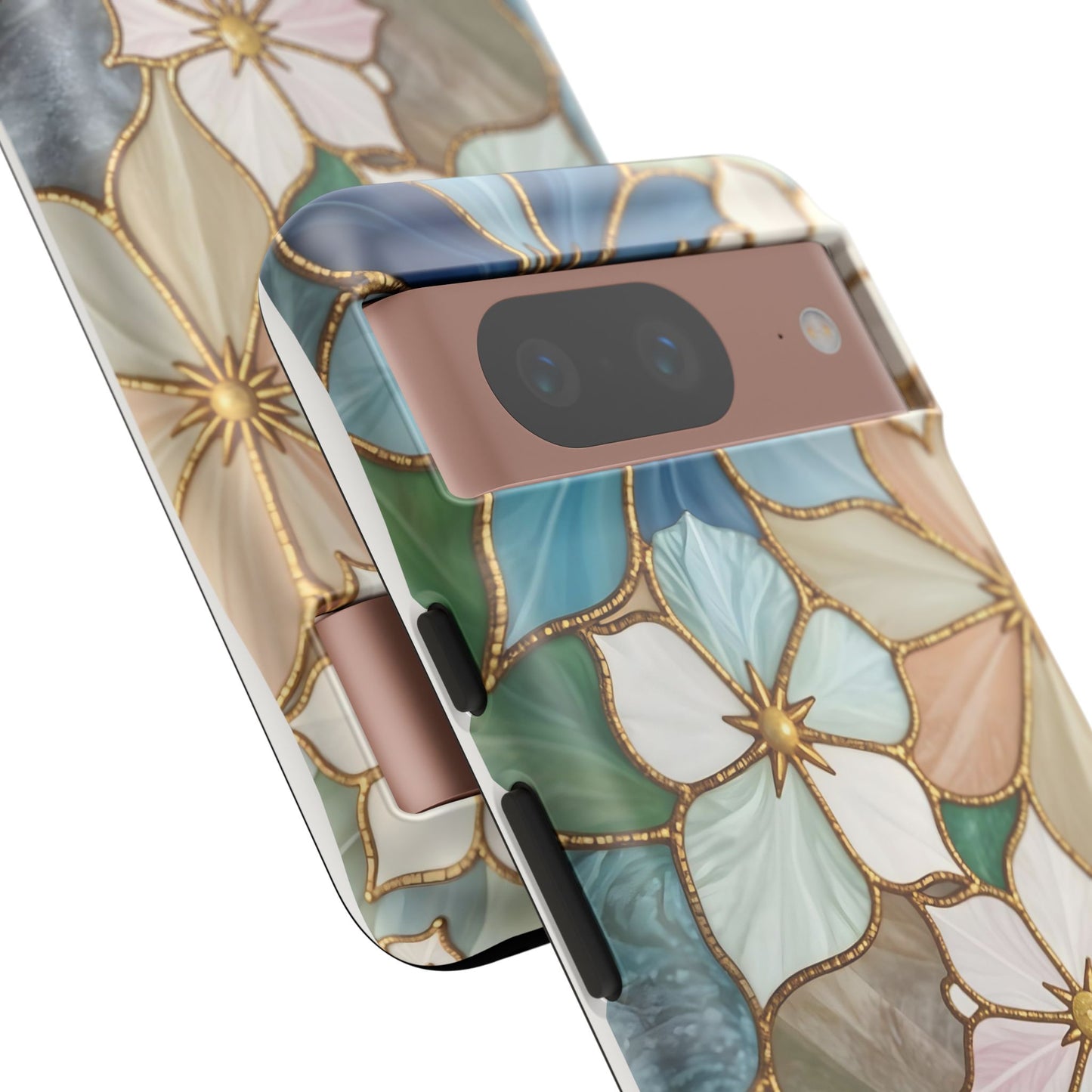 Floral Symphony: Stained Glass Elegance