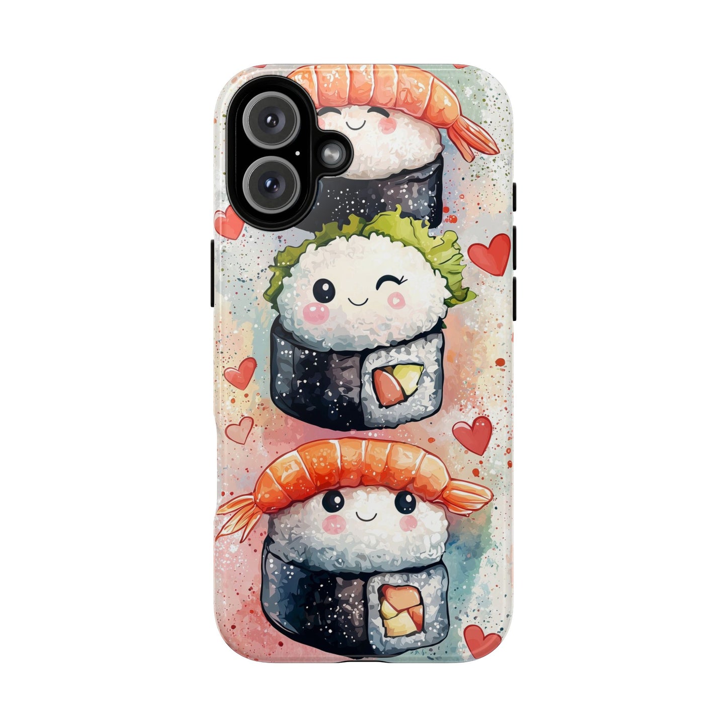 Sweet Sushi Trio - Anime Phone Case Cover for iPhone, Samsung, Google Pixel
