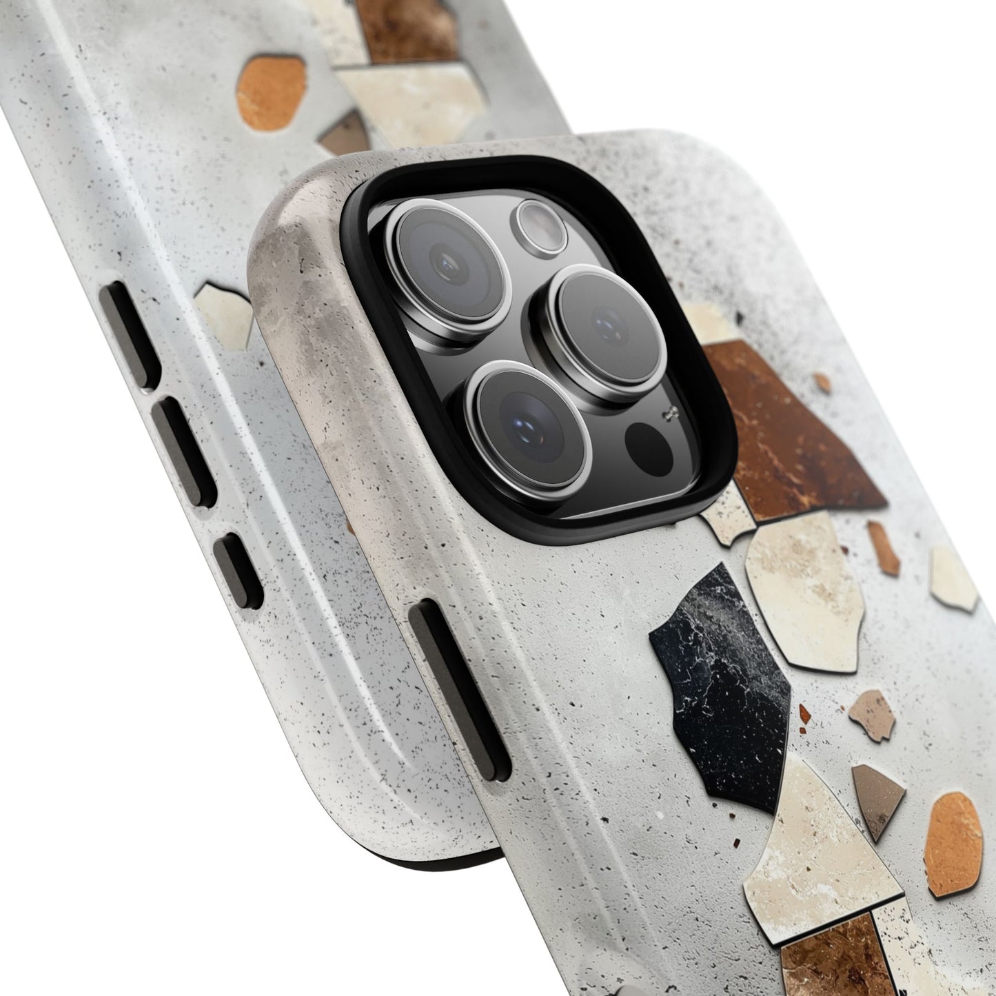 Modern Terrazzo Fragments Phone Case β Earthy & Minimalist for iPhone, google Pixel & Samsung