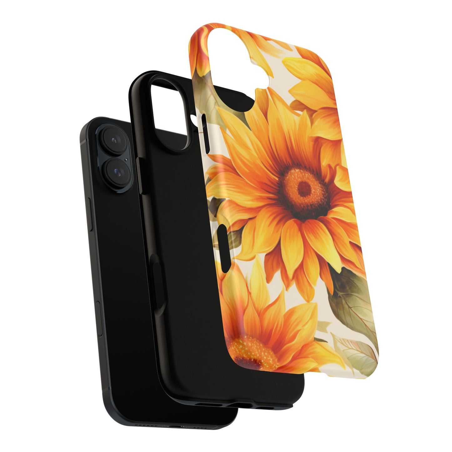 Golden Sunflower Glow Mobile Case – Radiant & Elegant