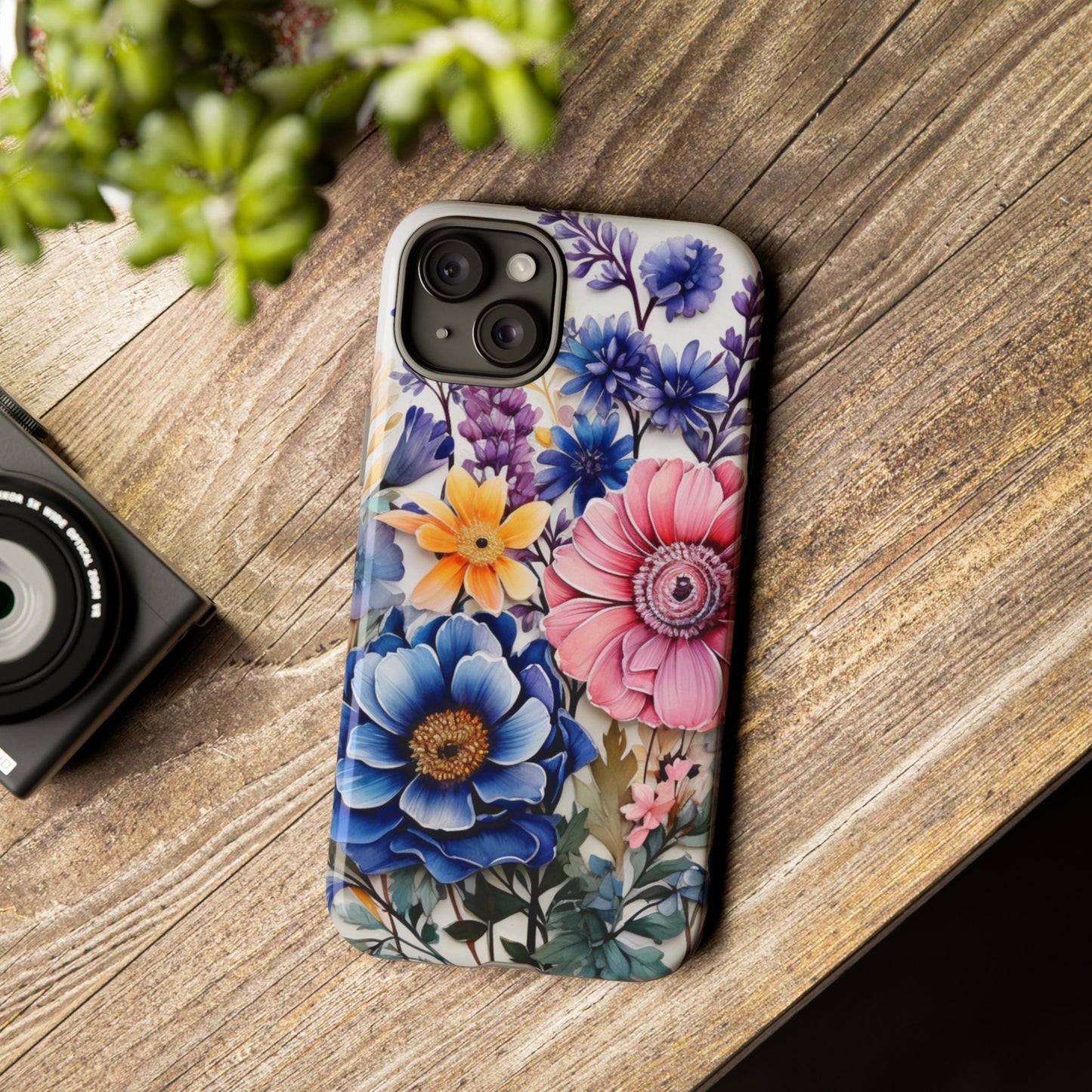 Elegant Floral Bouquet Mobile Case – Vibrant Botanical Art