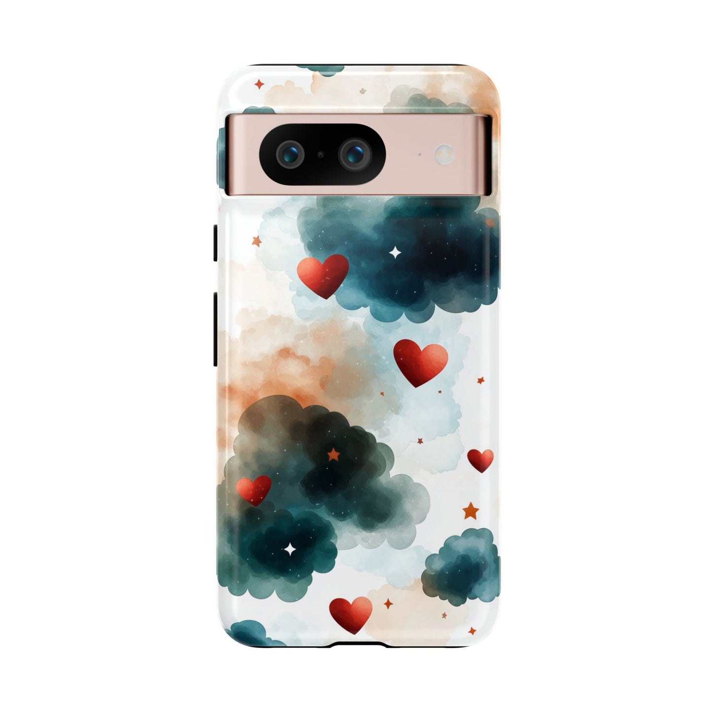 Celestial Heart Drift - Anime Aesthetic Phone Case for iPhone, Samsung, Google Pixel