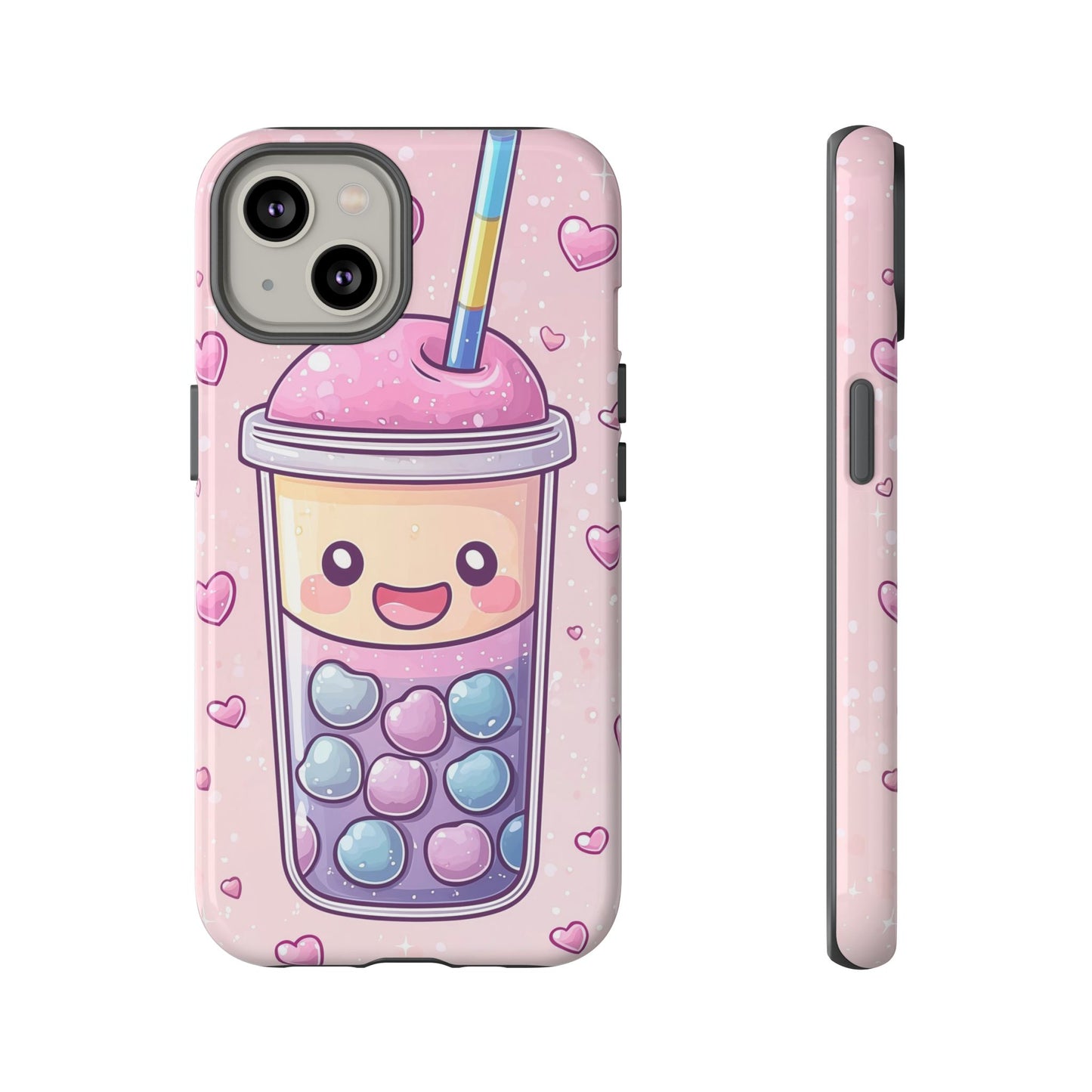 Sweet Bubble Tea Love Phone Case for iPhone, Samsung, Google Pixel