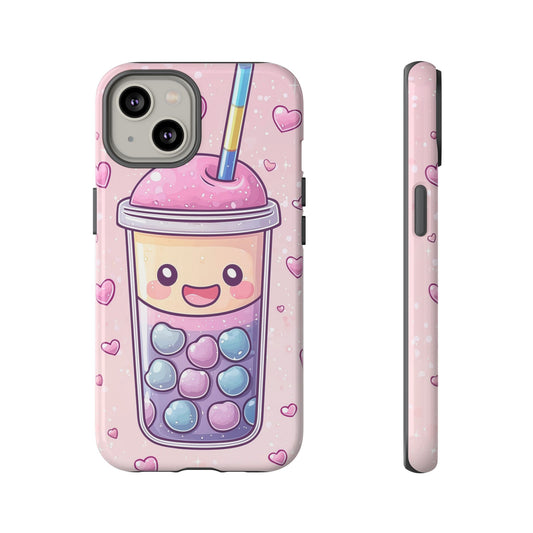 Sweet Bubble Tea Love Phone Case for iPhone, Samsung, Google Pixel