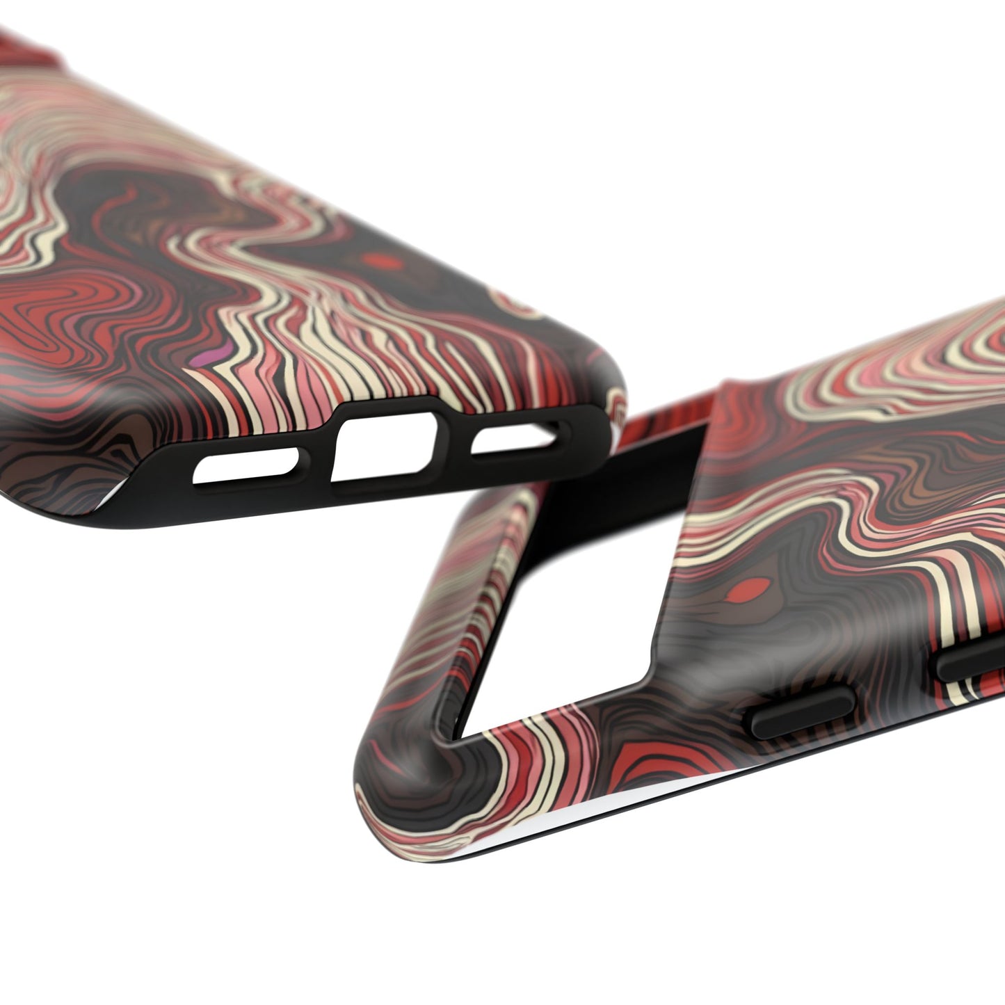 Abstract wavy illusion with swirling lines | Pattern Design