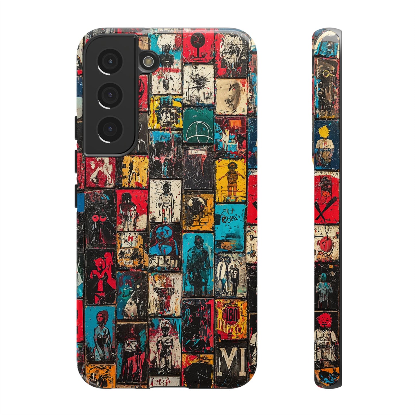 Abstract Art Phone Case – Basquiat-Inspired Phone Cover - iPhone, Samsung & Google Pixel Cover - Artistic Painting Case, Art Lover Gift