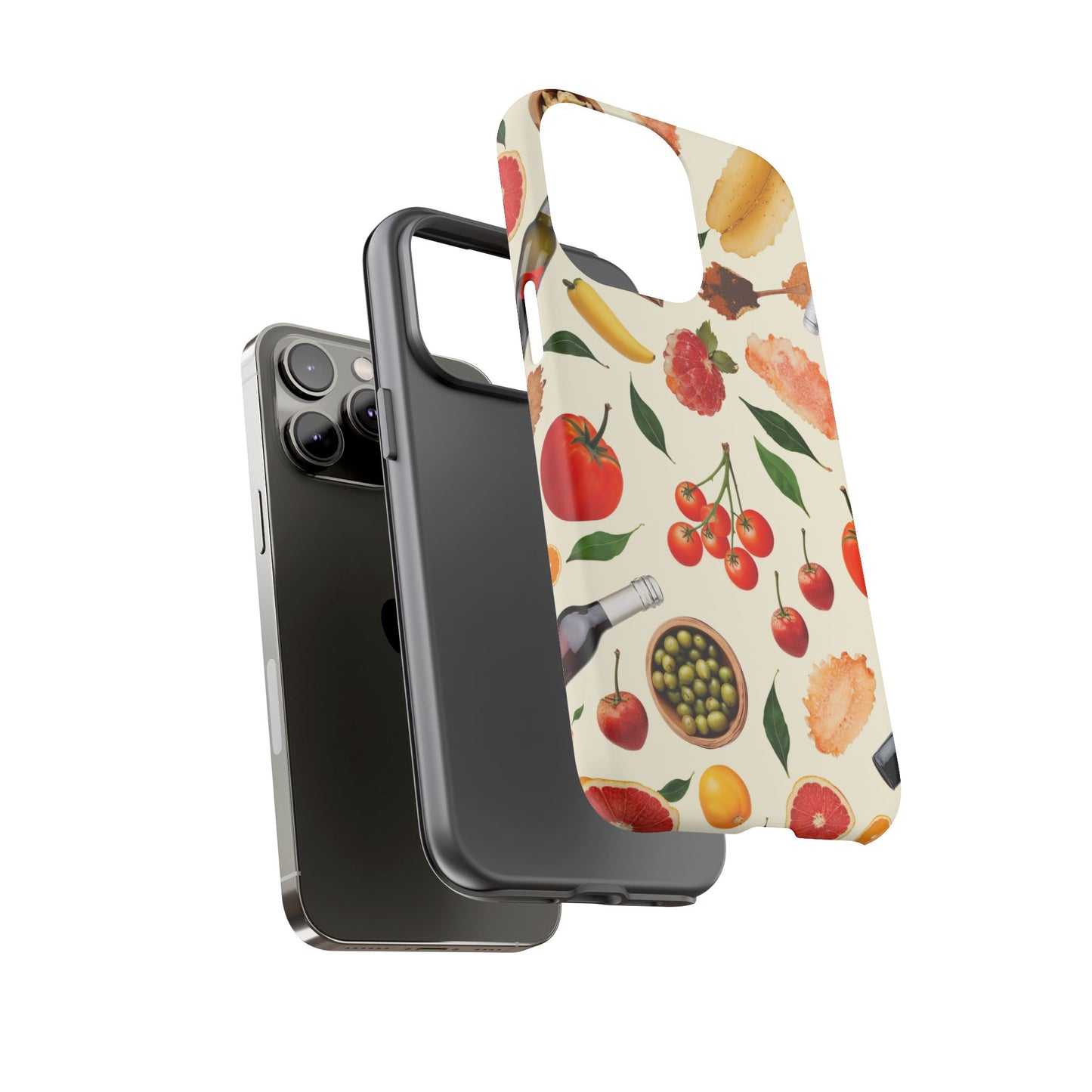 Fresh Fruits & Veggies Pattern Phone Case