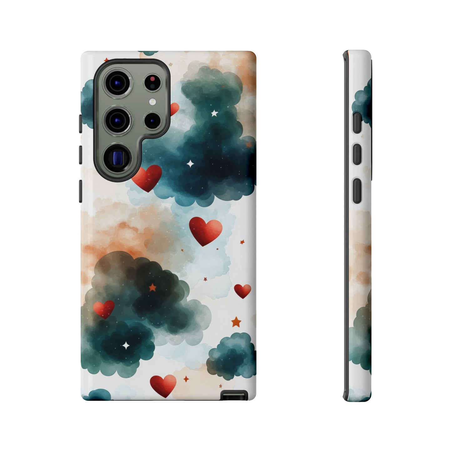 Celestial Heart Drift - Anime Aesthetic Phone Case for iPhone, Samsung, Google Pixel