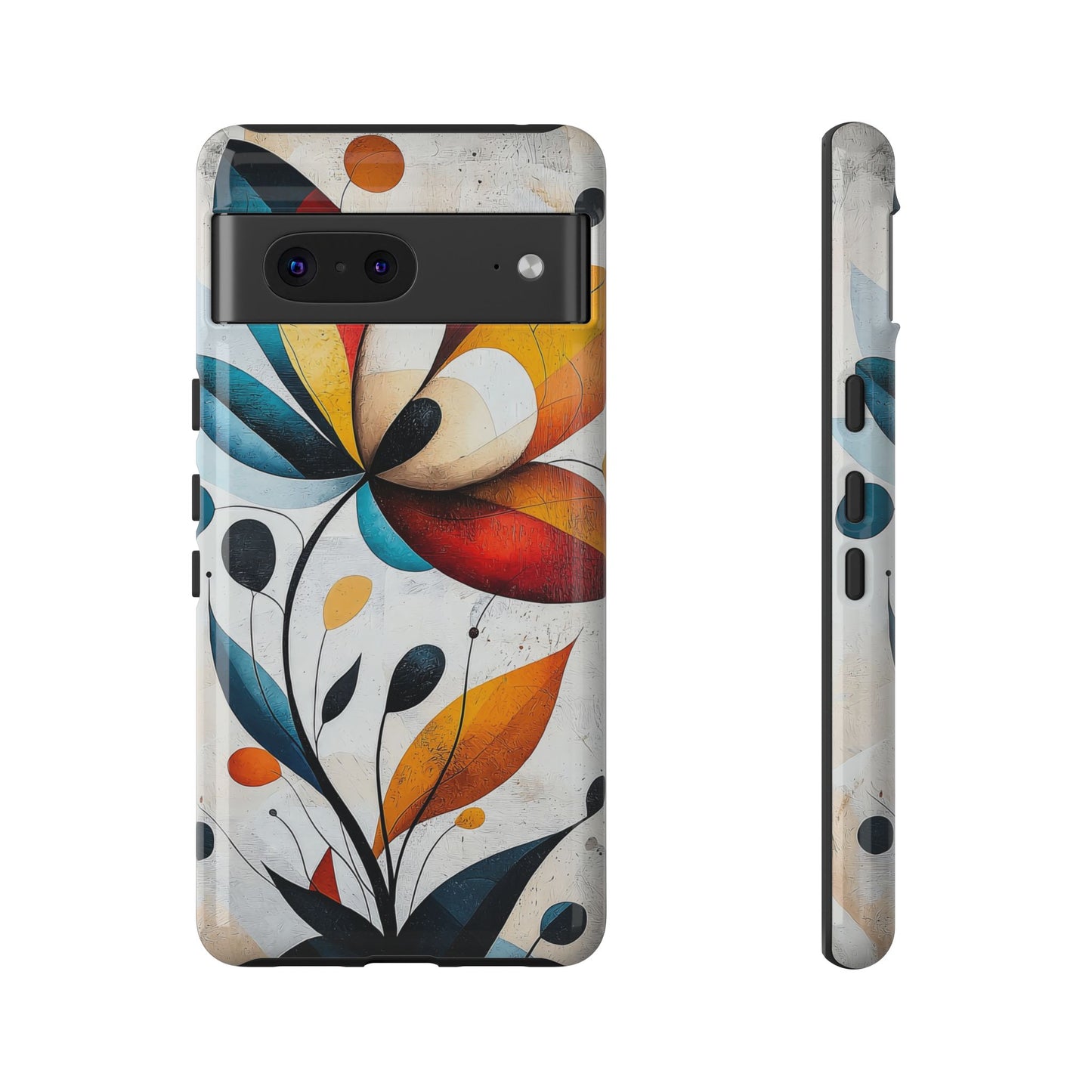 Prism Bloom – Bold Geometric Floral Case for iPhone, Pixel & Samsung