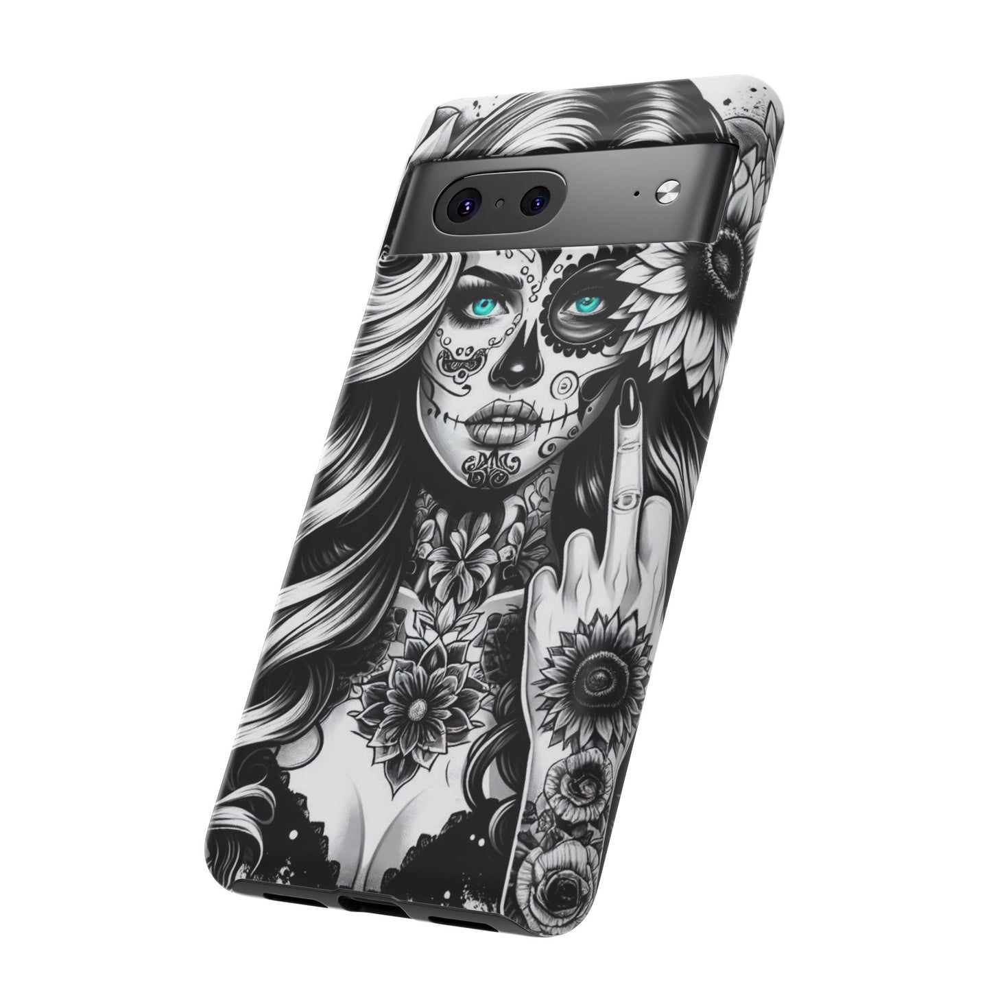 La Rebel – Day of the Dead Gothic Attitude Mobile Cover