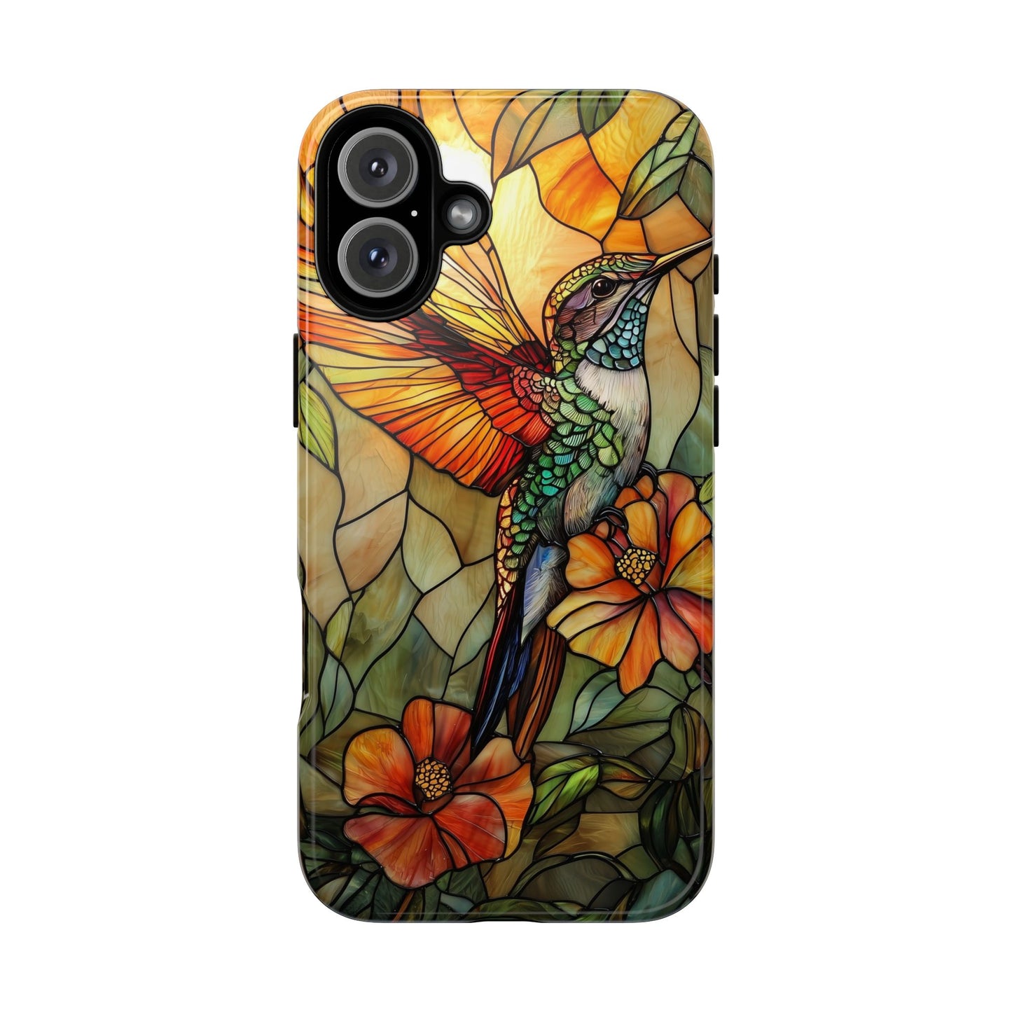 Whispers in Flight – Mosaic Hummingbird Phone Case for iPhone, Samsung & Pixel