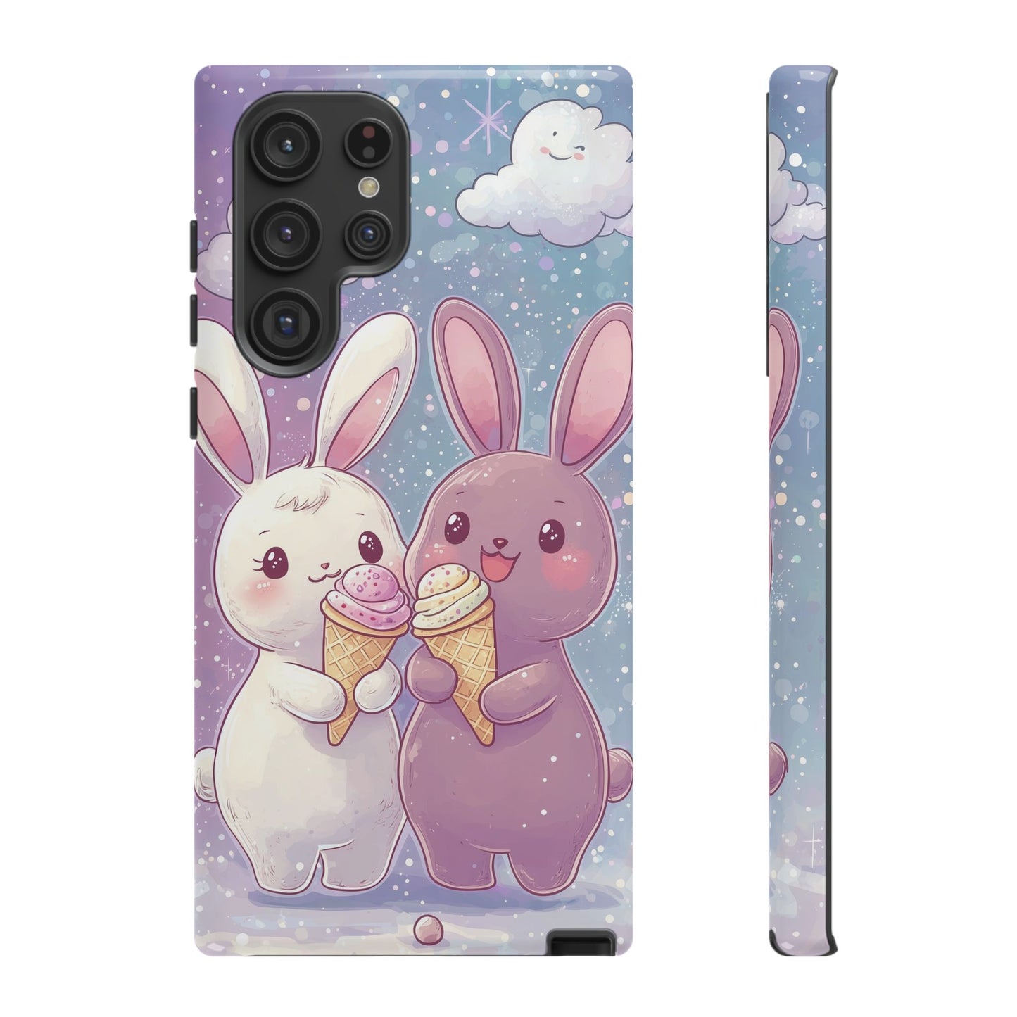 Bunny Bliss β Kawaii Anime Phone Case for iPhone, Samsung, Google Pixel