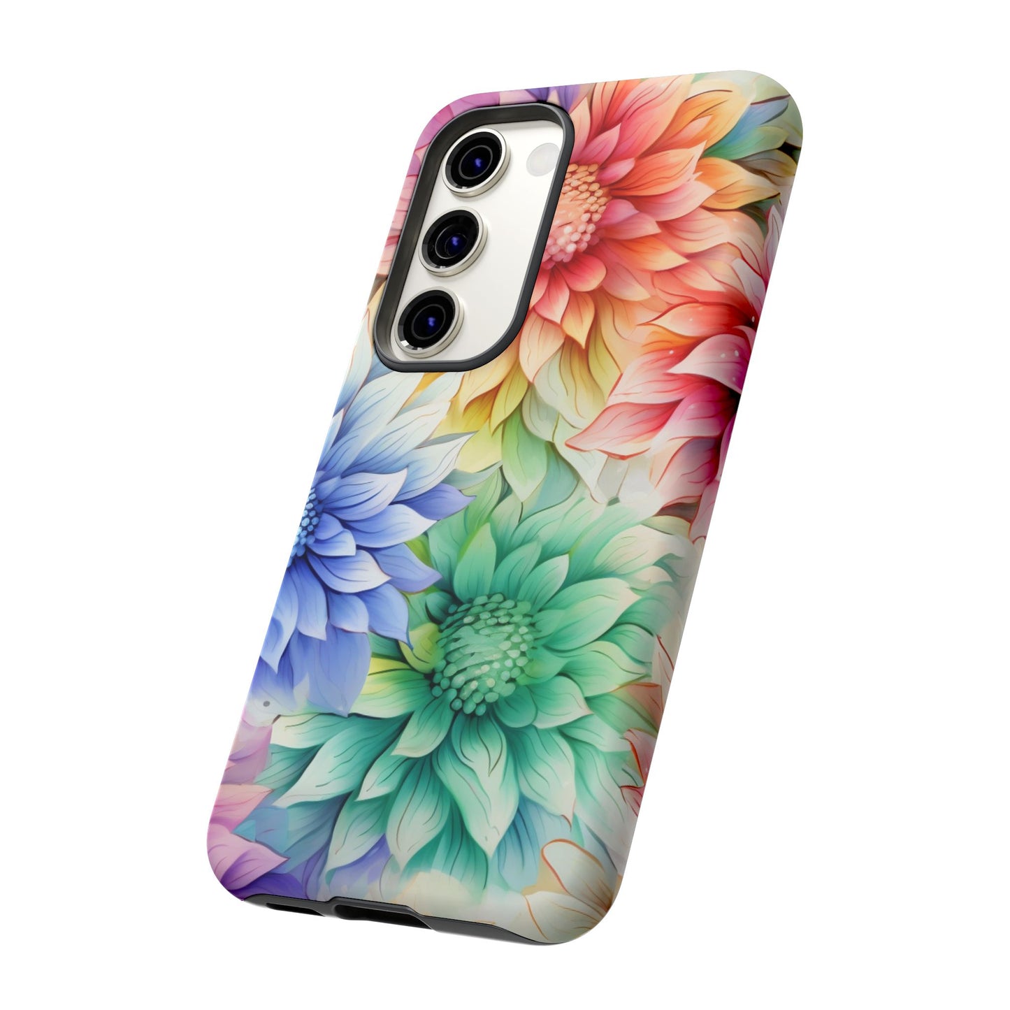 Rainbow Bloom Mandala Floral Mobile Case