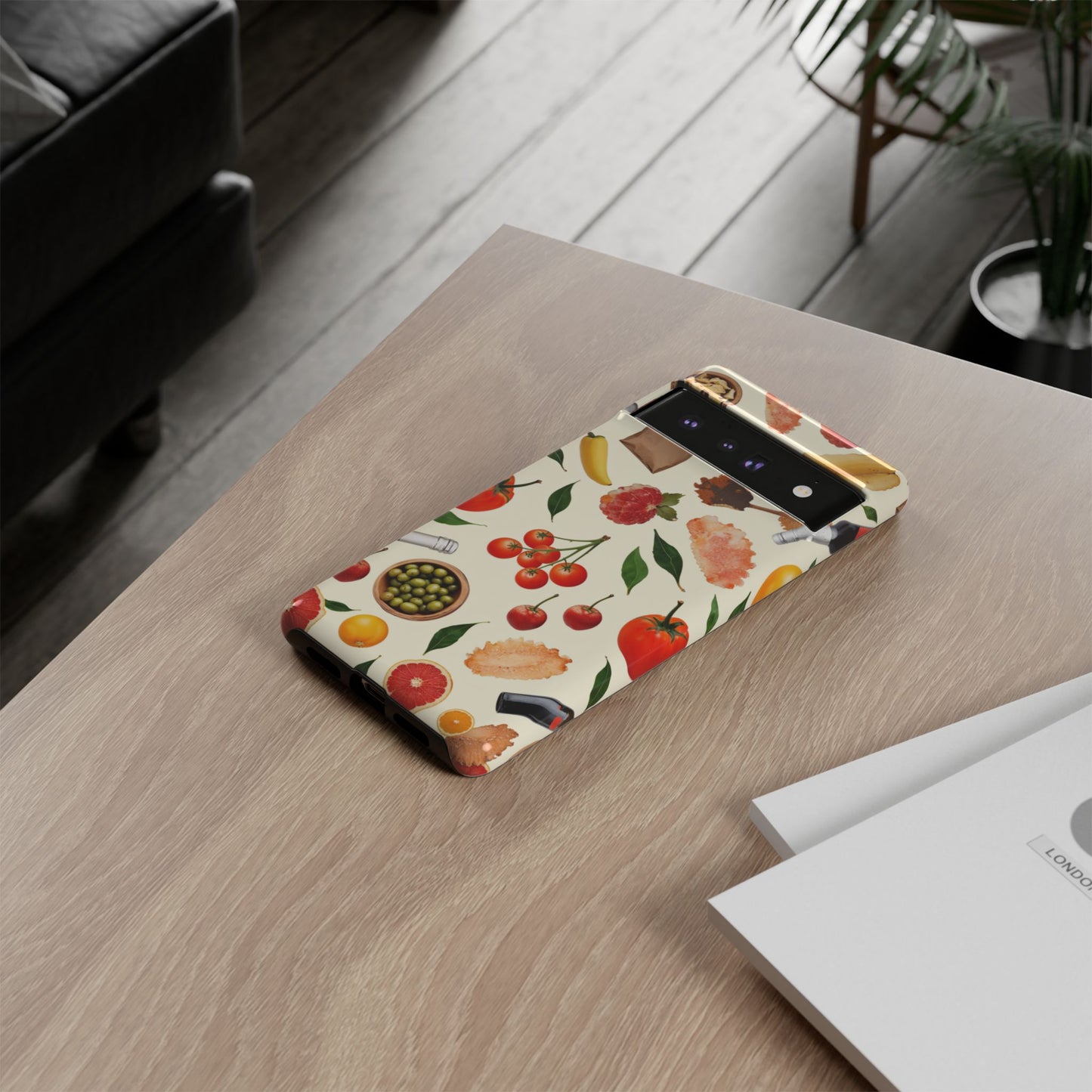 Fresh Fruits & Veggies Pattern Phone Case