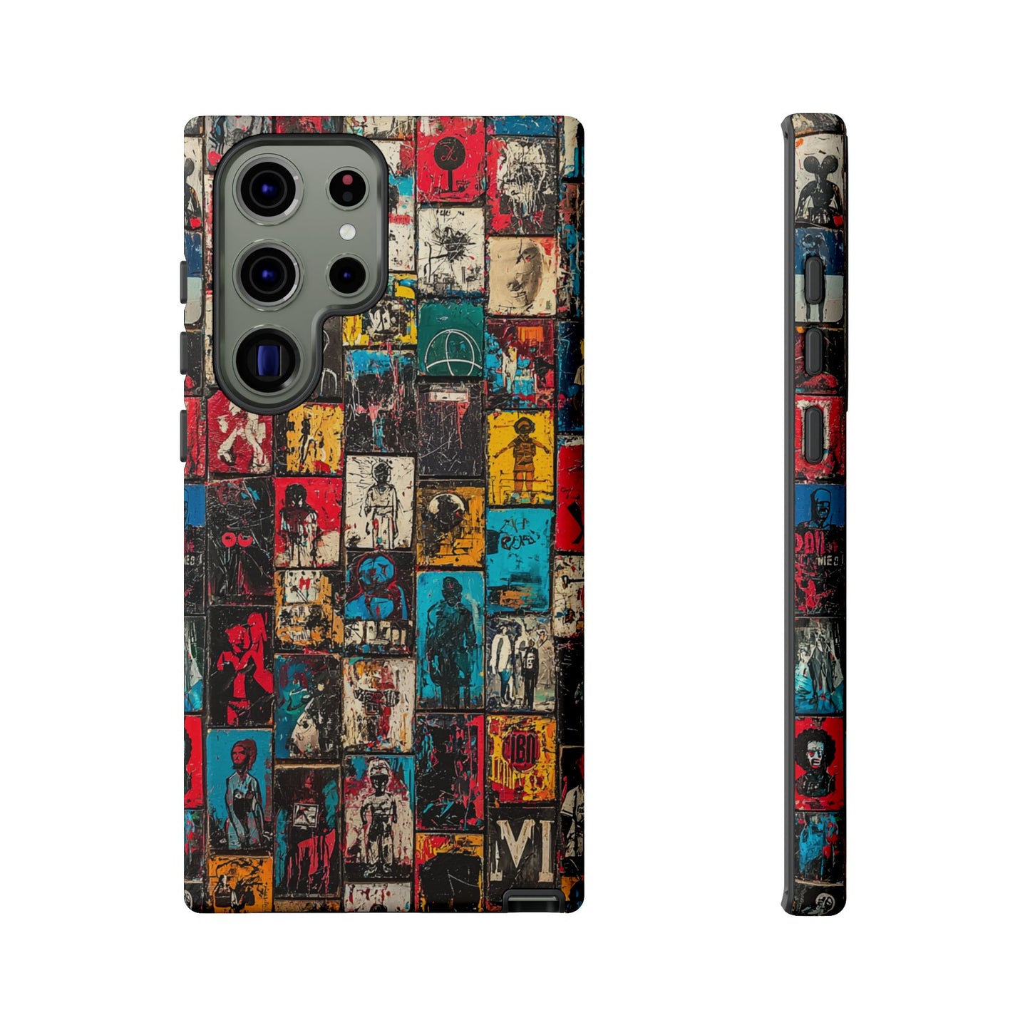 Abstract Art Phone Case – Basquiat-Inspired Phone Cover - iPhone, Samsung & Google Pixel Cover - Artistic Painting Case, Art Lover Gift