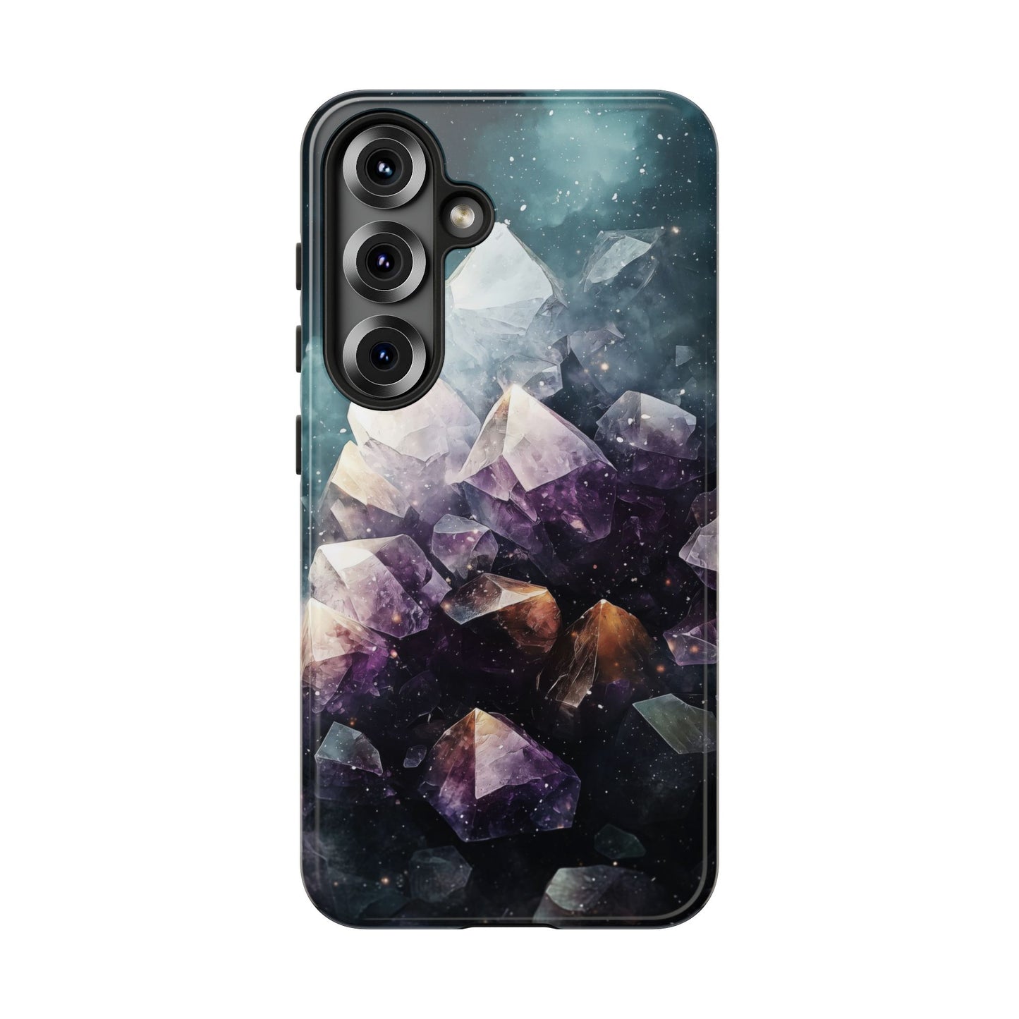Galactic Amethyst Stones Phone Case for iPhone, Samsung & Google Pixel