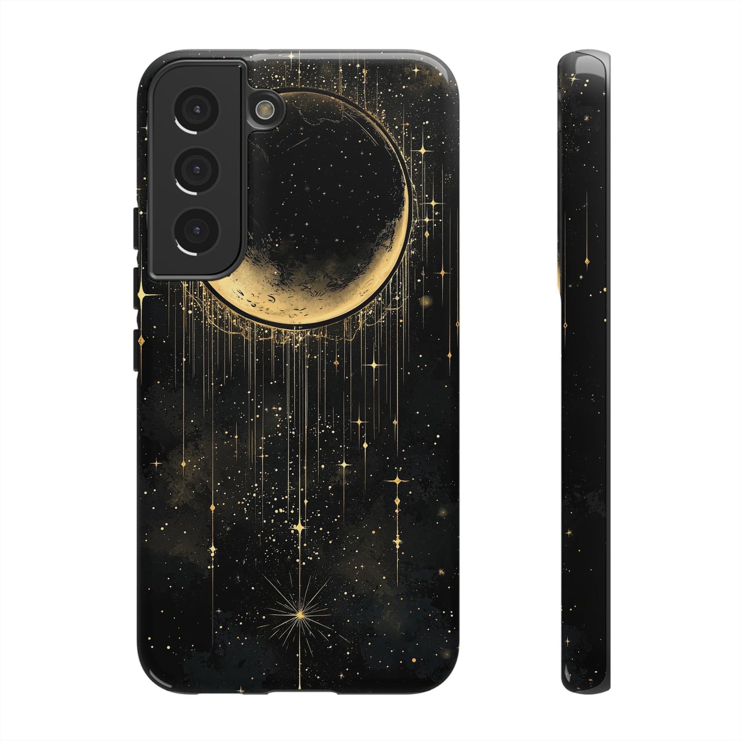 Celestial Glow Boho Moon Phone Case for iPhone, Pixel & Samsung