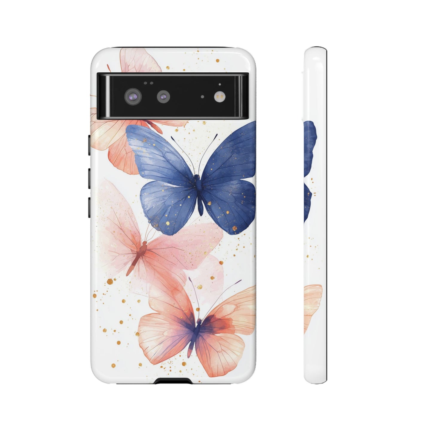 Papillon Glow" – Watercolor Butterfly Case for iPhone, google Pixel & Samsung
