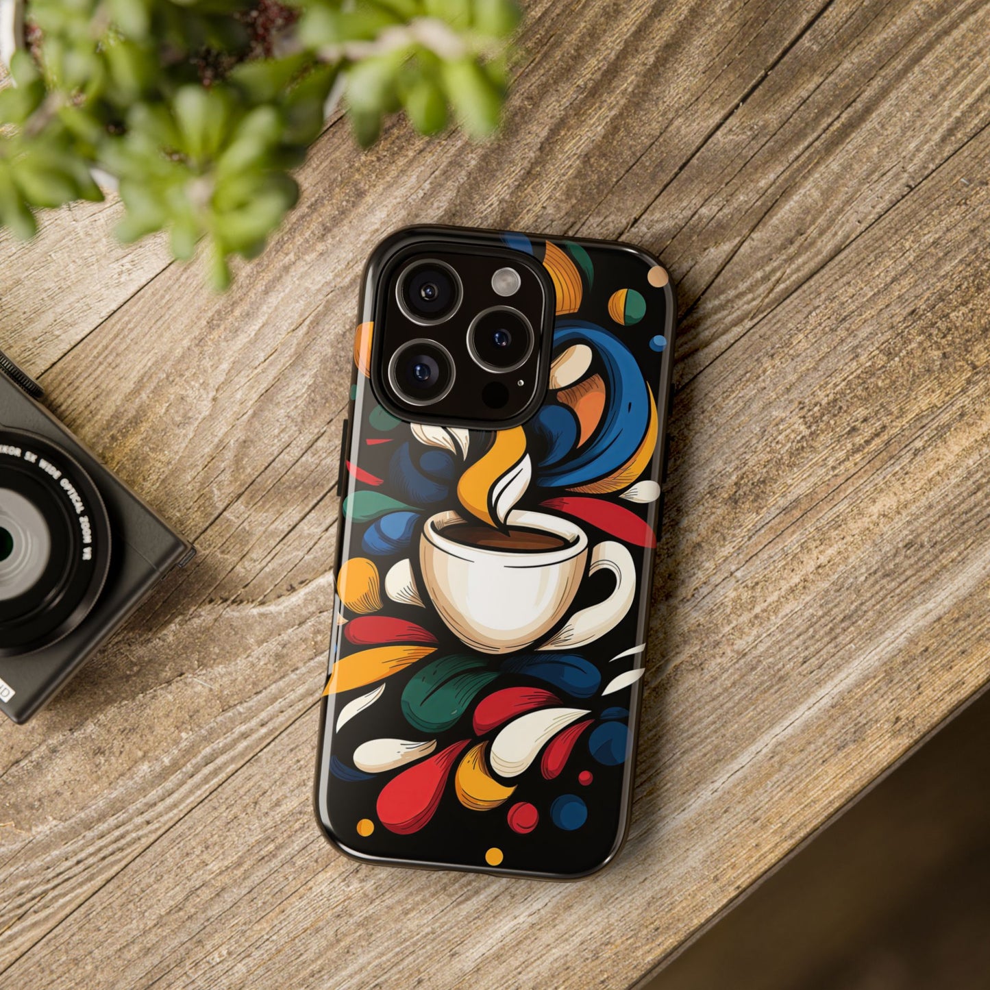 Brewed Blooms – Coffee & Color Floral Case for iPhone, Pixel & Samsung