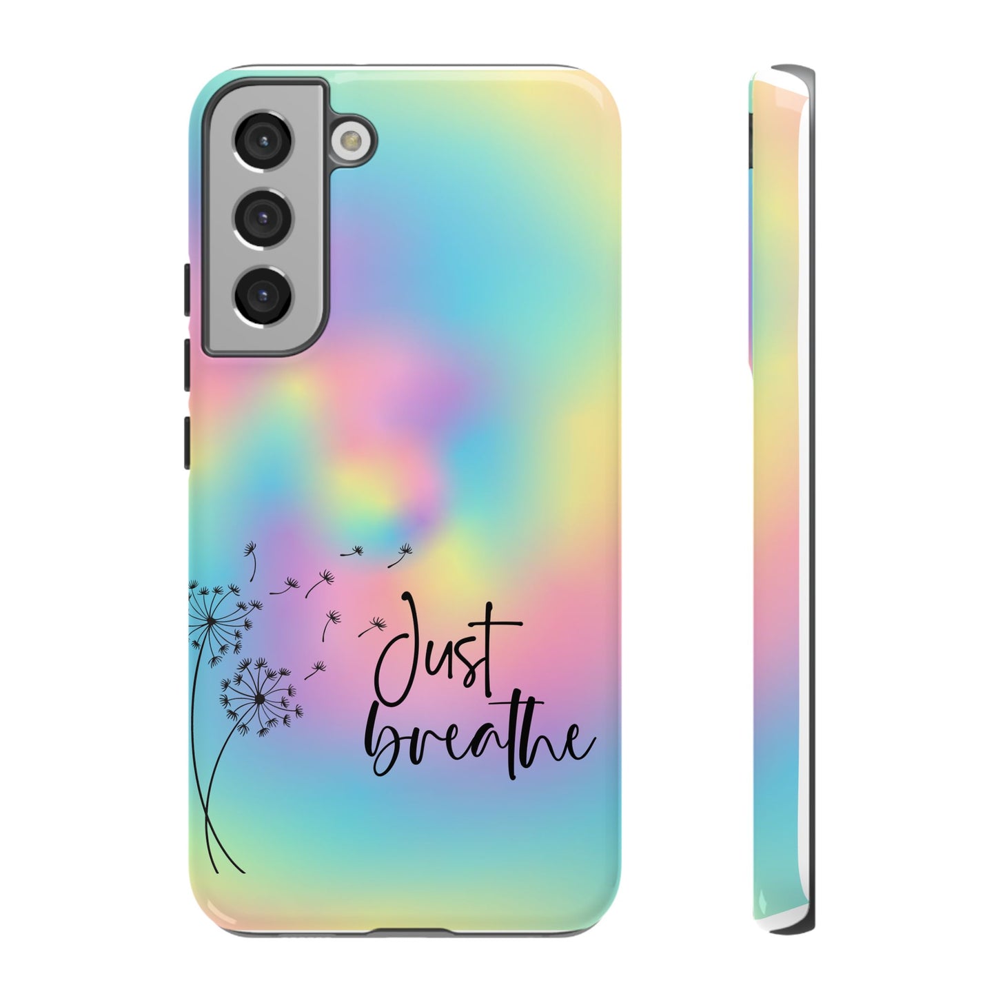 Just Breathe Phone Case - Aesthetic Minimalist Cover for iPhone, Samsung & Google Pixel