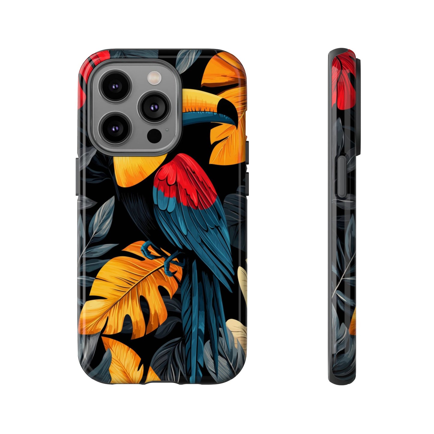 Exotic Toucan Feathers Phone Case – Nature’s Elegance for iPhone, Pixel & Samsung