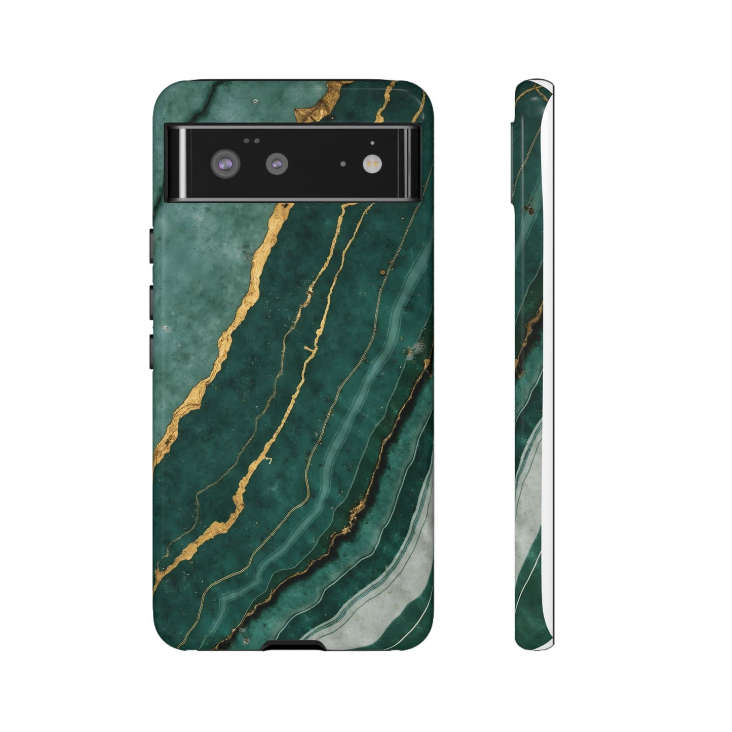 Jade Green Marble Case Design