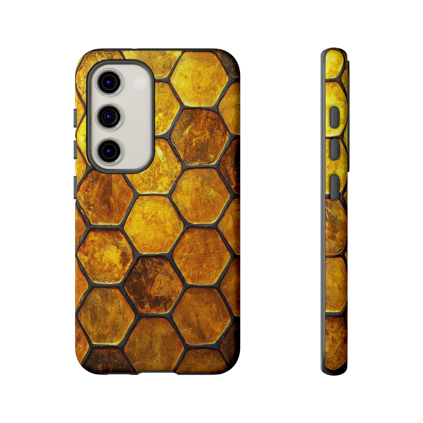 Golden Honeycomb Phone Case – iPhone, Google Pixel, Samsung