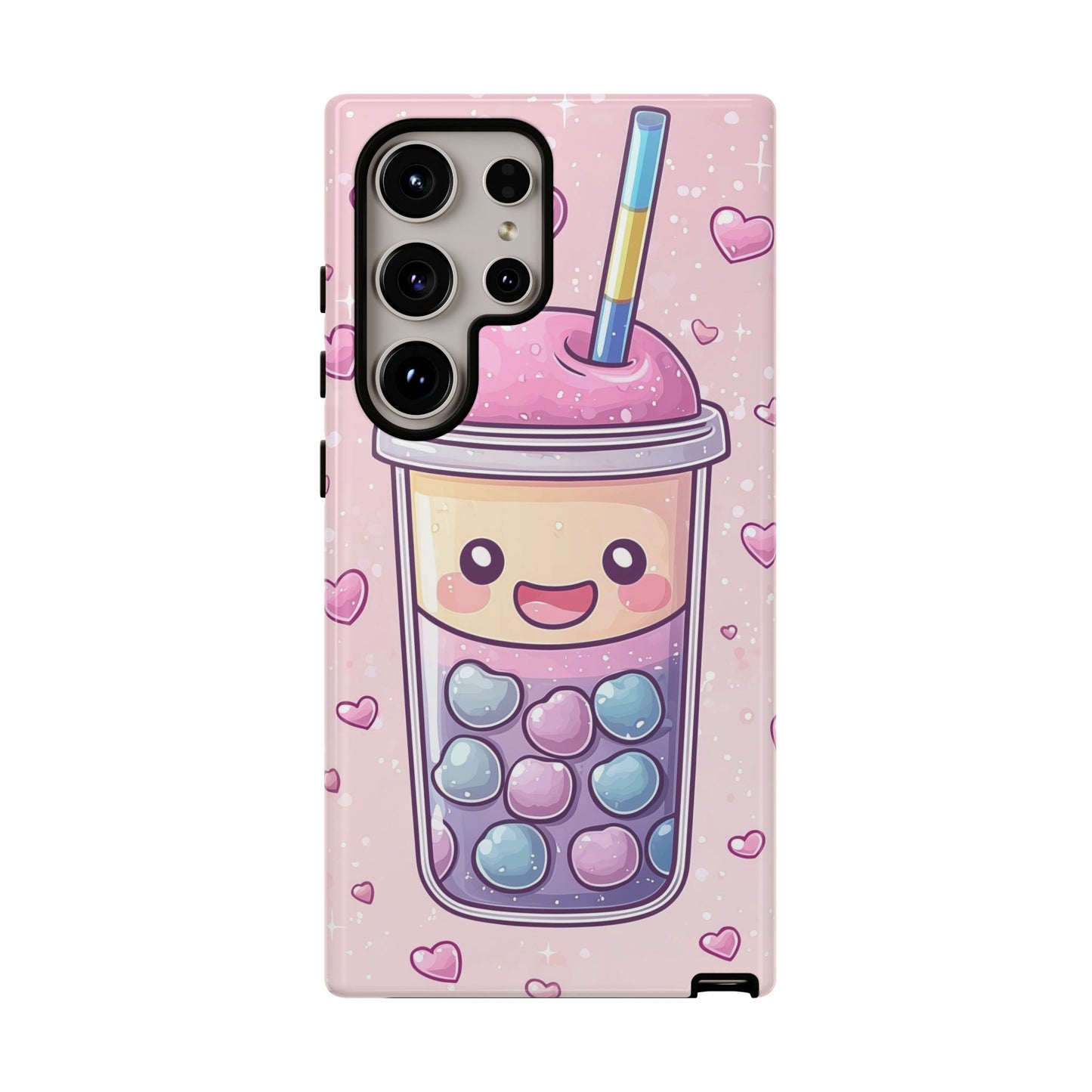 Sweet Bubble Tea Love Phone Case for iPhone, Samsung, Google Pixel