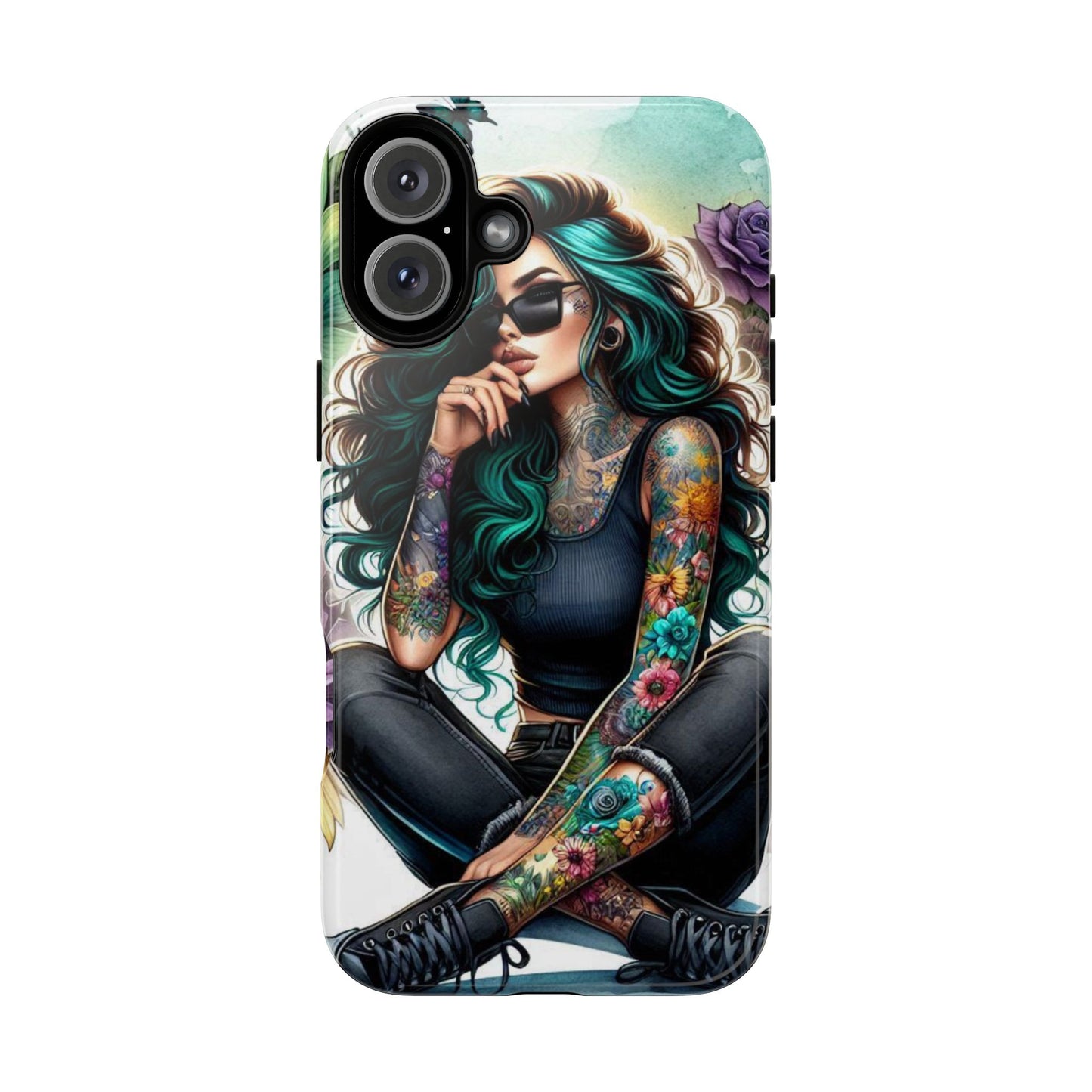 Urban Wildflower – Edgy Tattooed Beauty Mobile Cover
