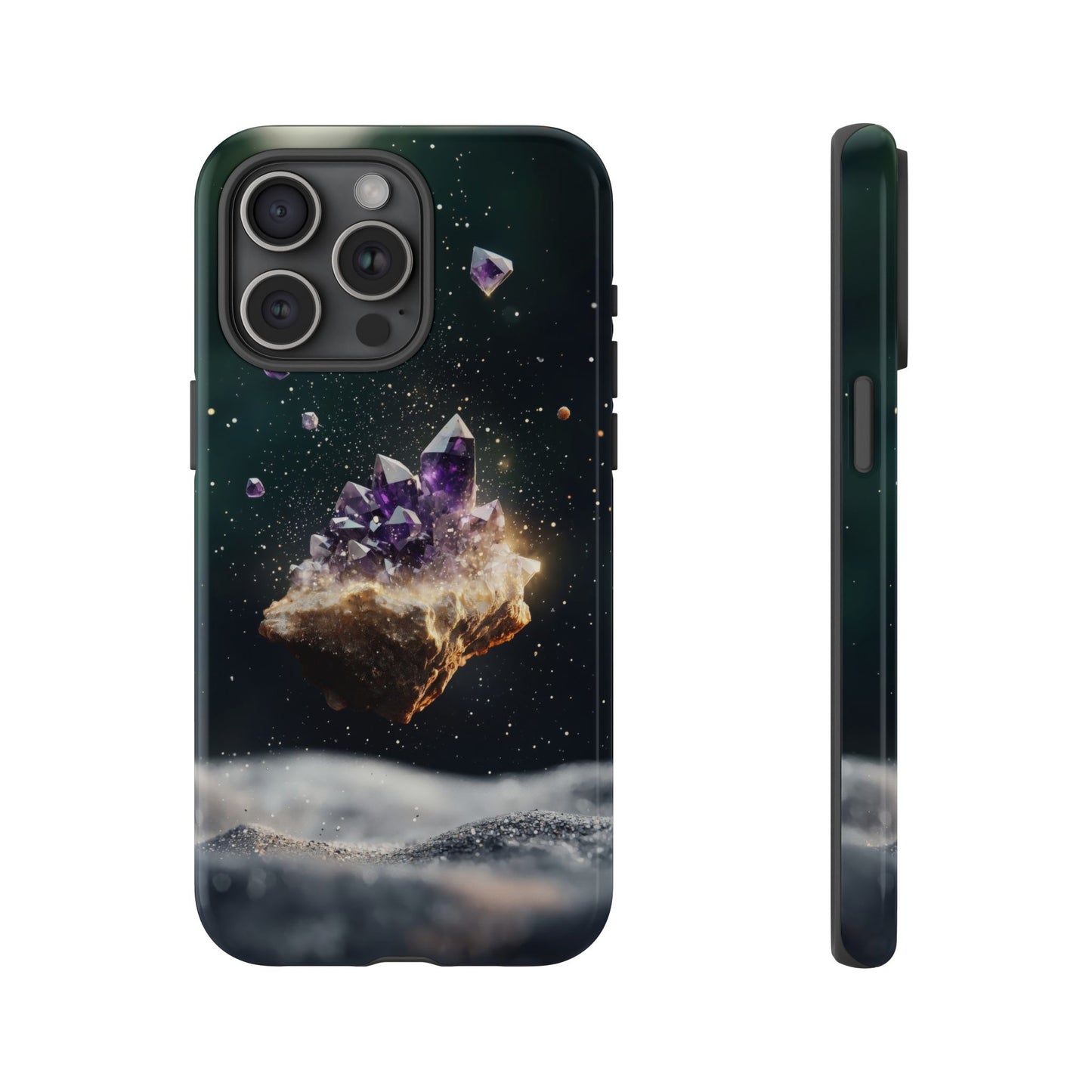 Mystic Amethyst Stones Phone Case for iPhone, Samsung & Google Pixel