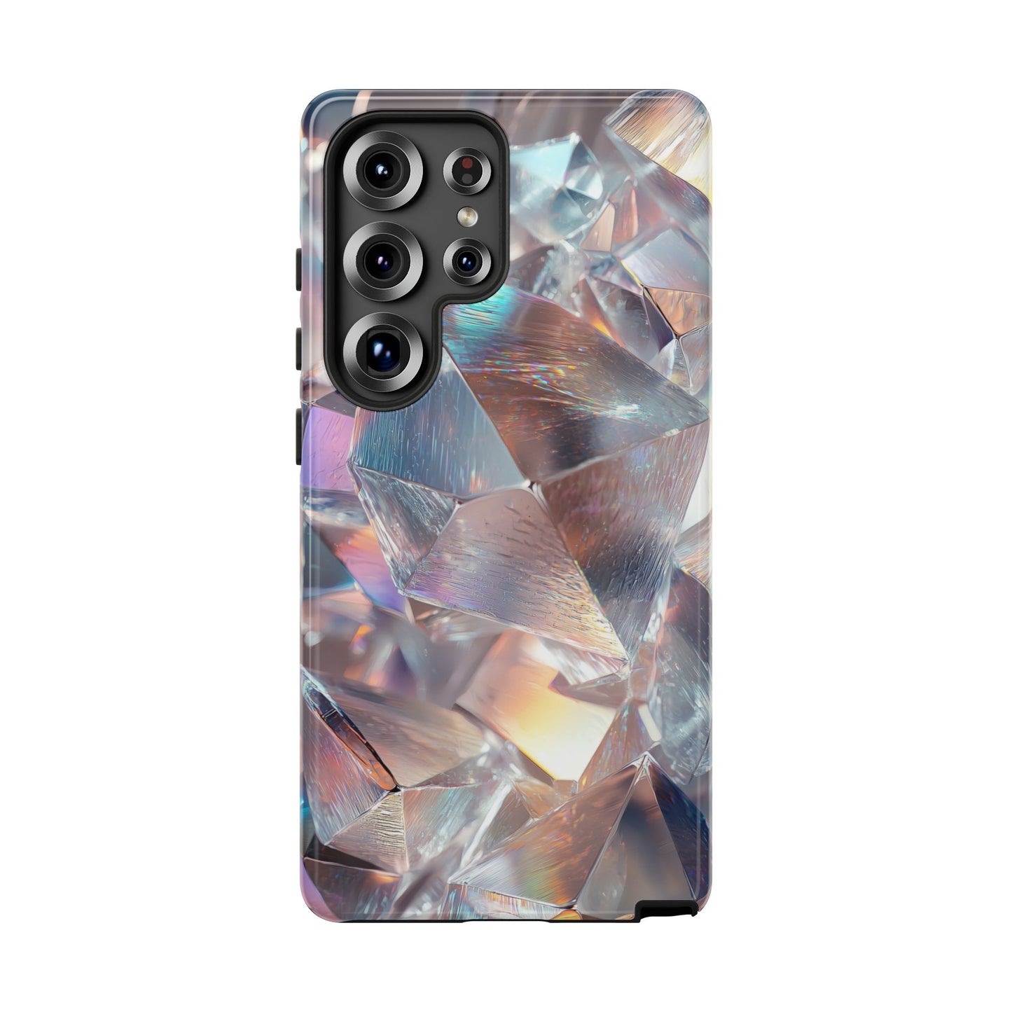 Iridescent Crystal Matching Couple Phone Case – Shimmer & Shine for iPhone, Samsung & Google Pixel