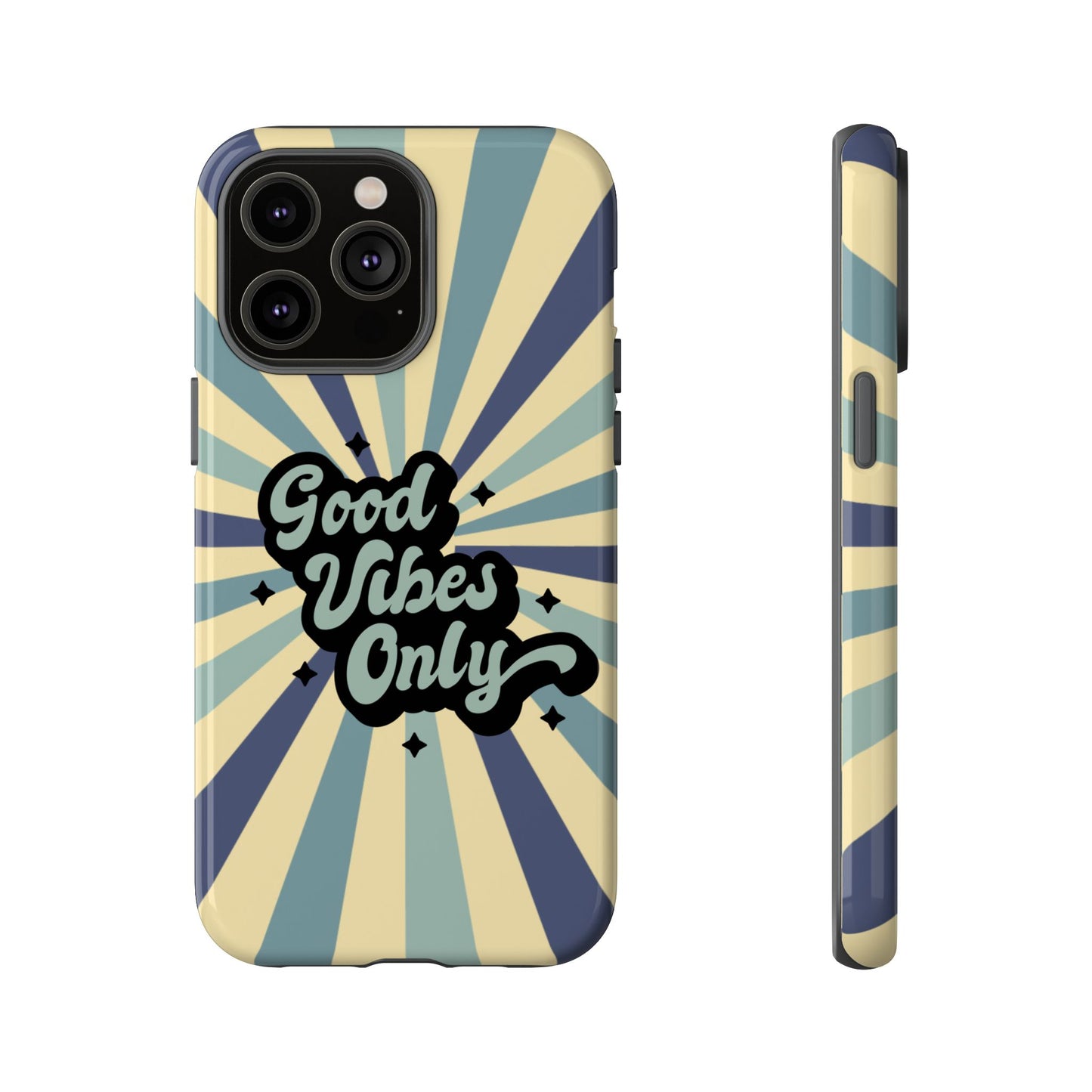 Retro "Good Vibes Only" Phone Case β Vintage Aesthetic for iPhone, Samsung & Google Pixel