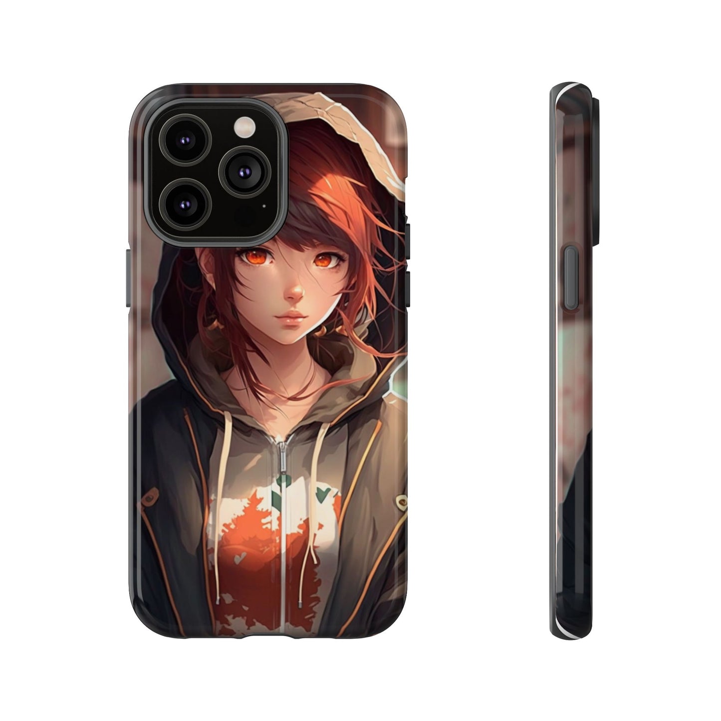 Anime Girl Phone Case - Cute Aesthetic Cover for iPhone, Samsung & Google Pixel, Girly Phone Case, Kawaii Lover Gift