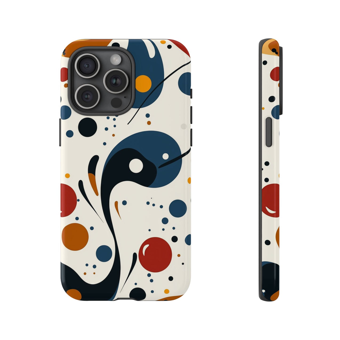 Retro Pop Dots Case – Abstract Minimal Vibes for iPhone, Google Pixel & Samsung