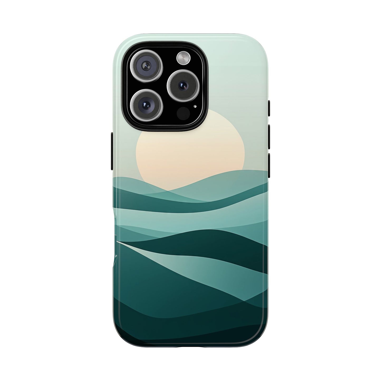 Tranquil Dunes – Abstract Sunset Phone Case for iPhone, Samsung & Pixel