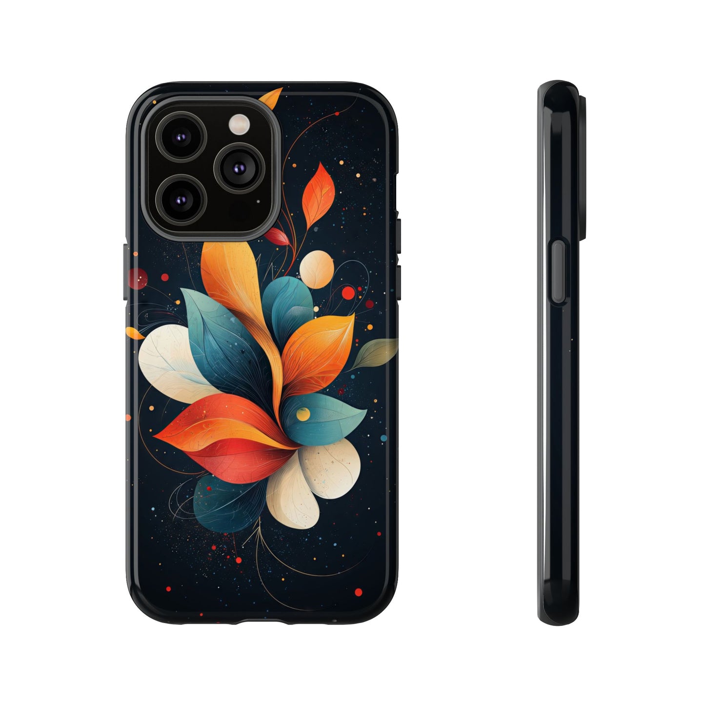 Midnight Bloom – Cosmic Floral Phone Case for iPhone, Pixel & Samsung